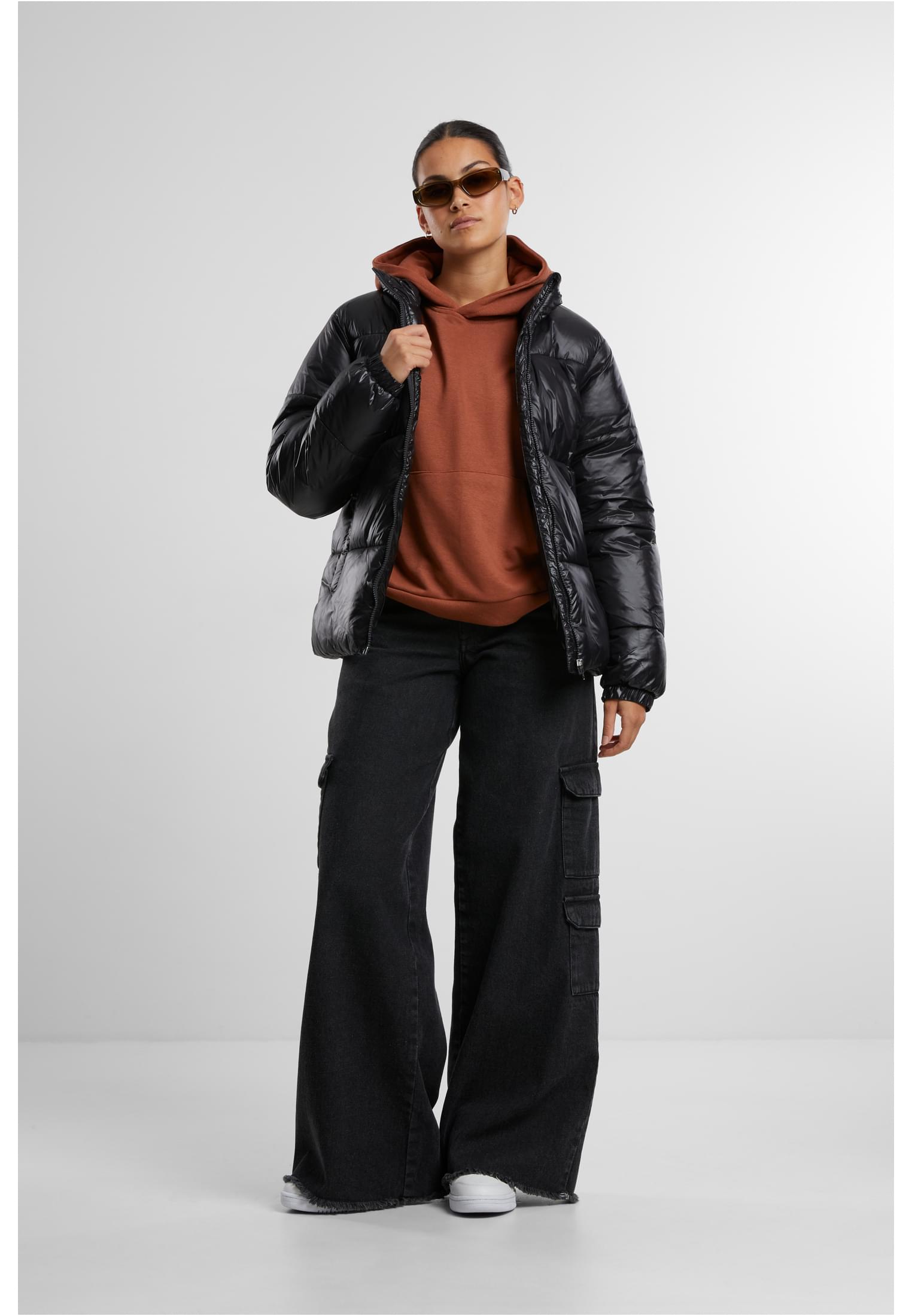 UC Ladies Felpa con cappuccio Light Terry Oversized lightrust