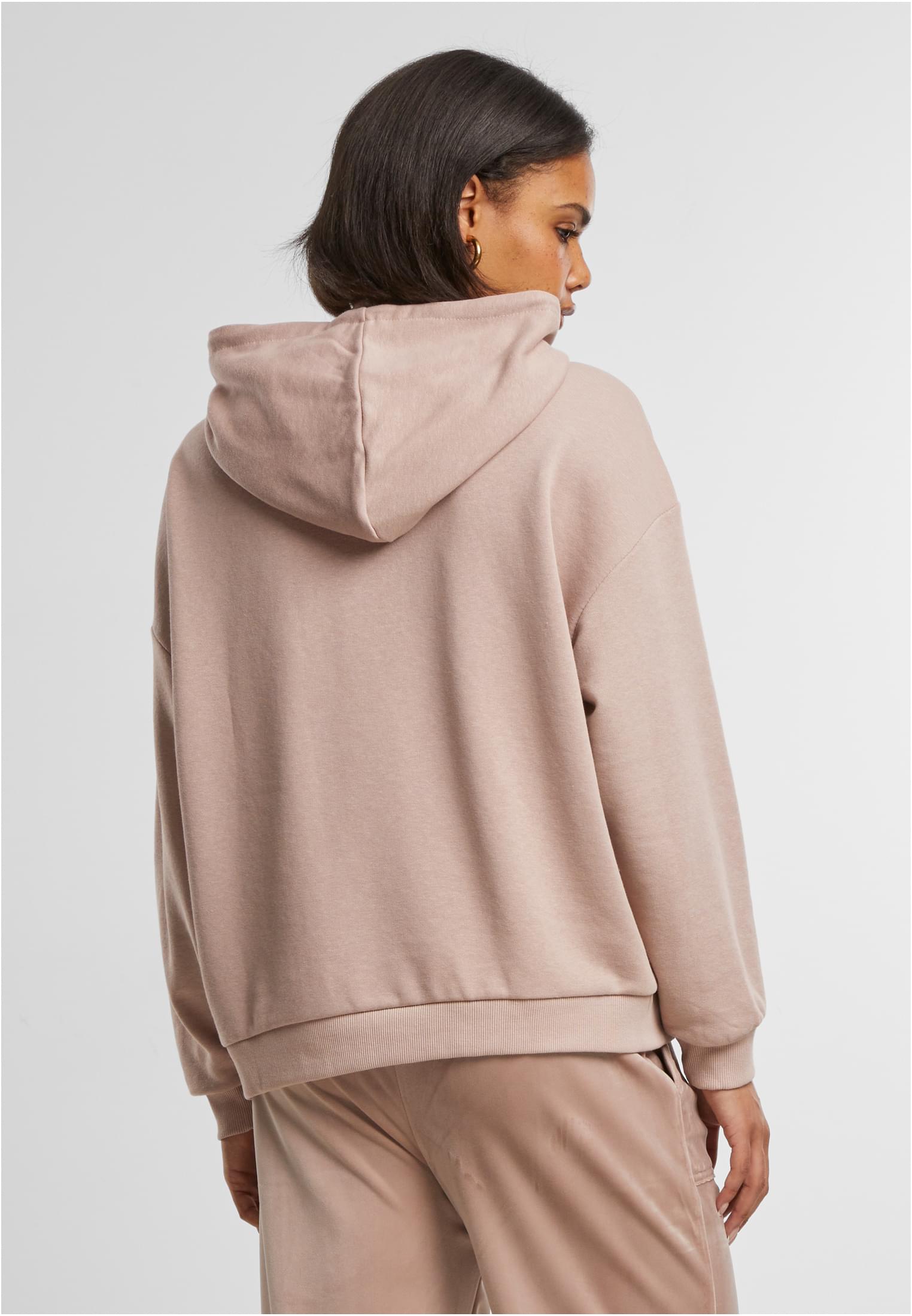 UC Ladies Felpa con cappuccio Light Terry Oversized duskrose