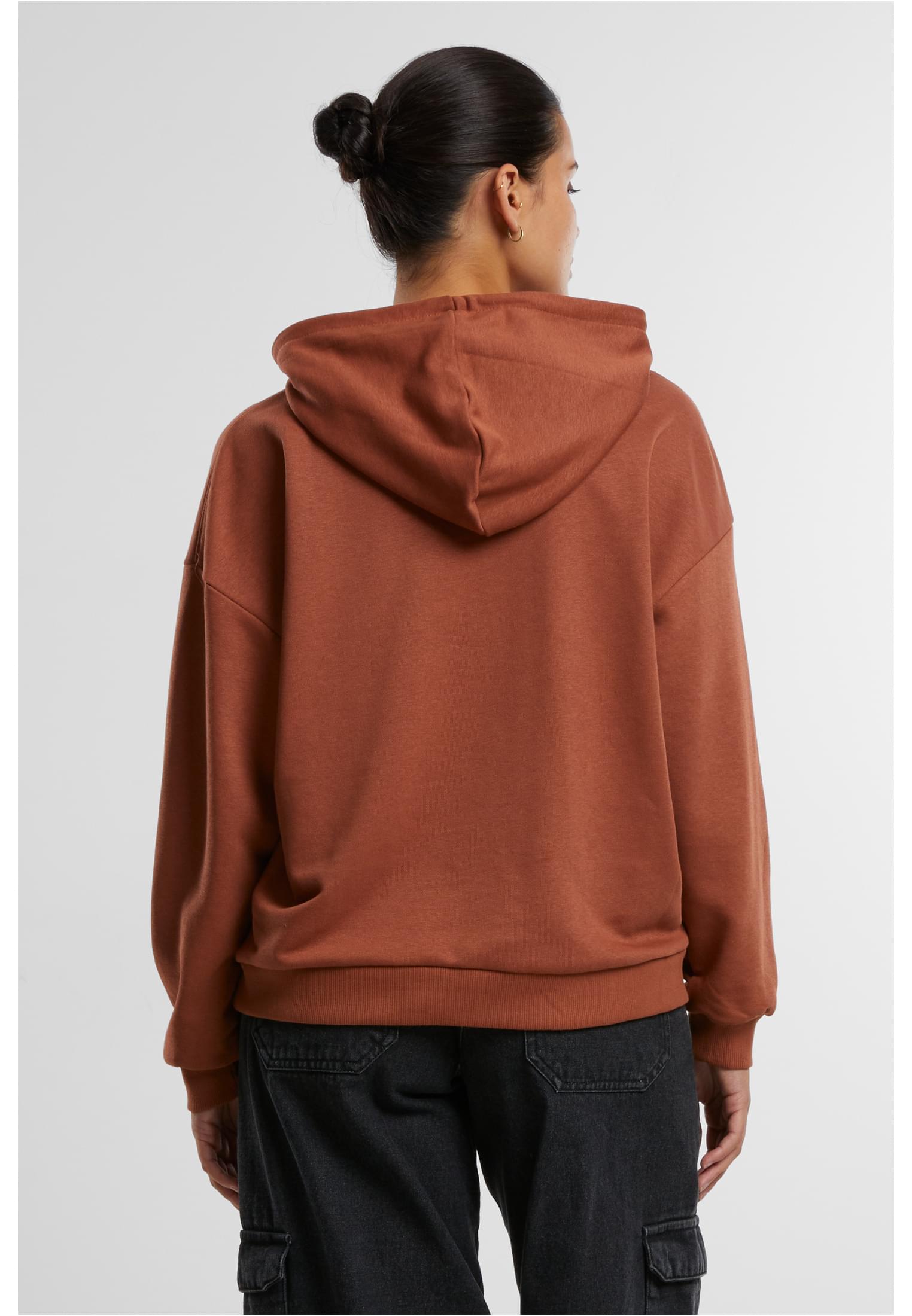 UC Ladies Felpa con cappuccio Light Terry Oversized lightrust