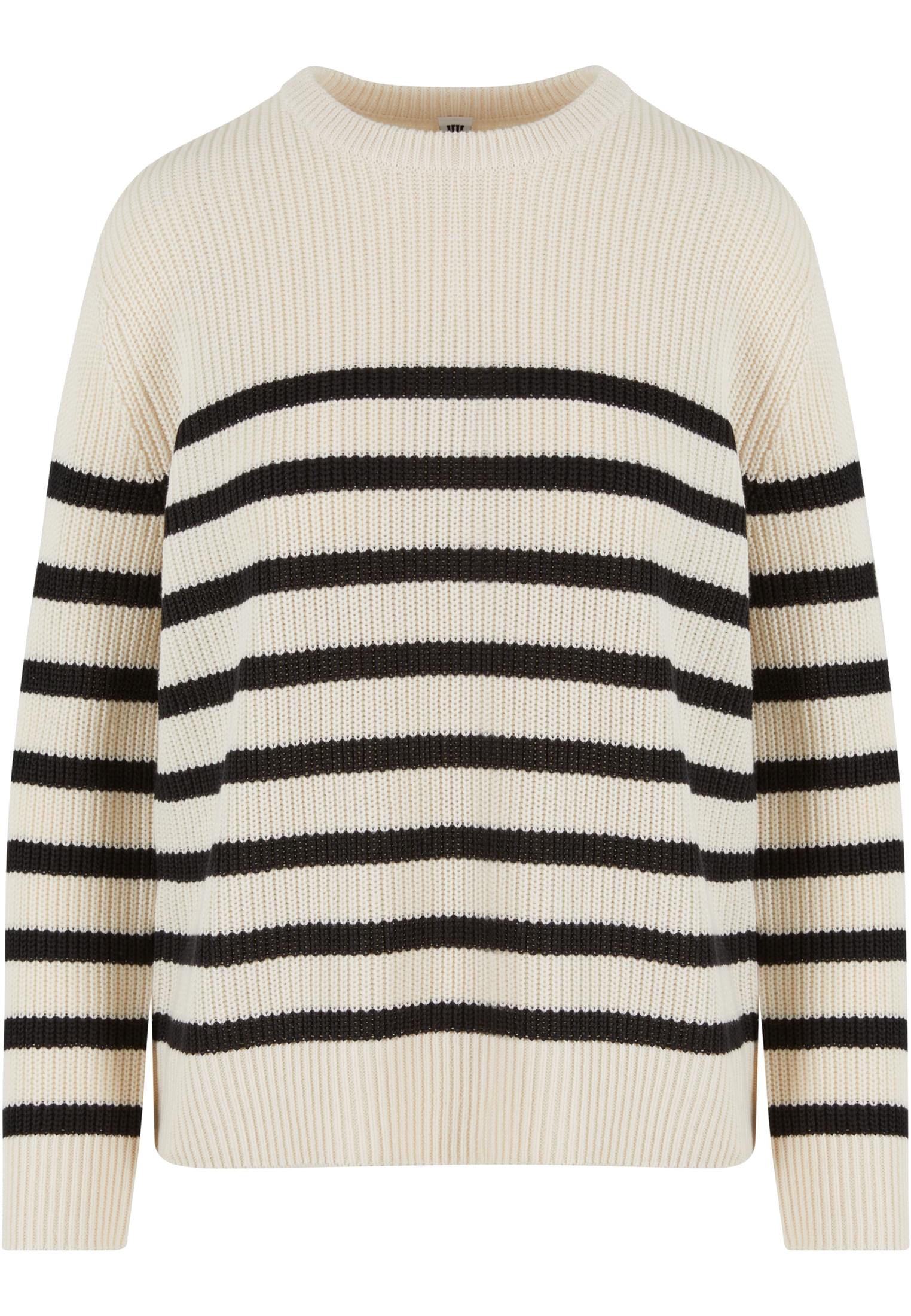 Urban Classics Maglione Rib Striped whitesand/black