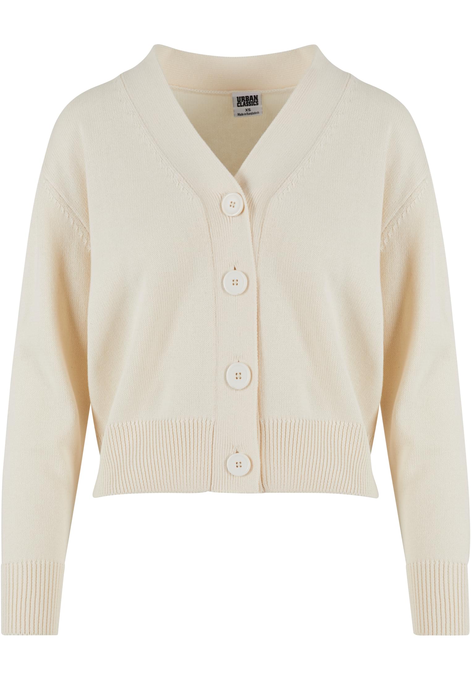 UC Ladies Cardigan Rib whitesand