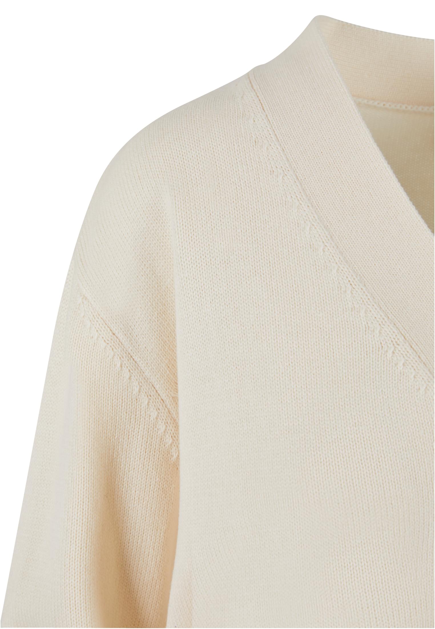 UC Ladies Cardigan Rib whitesand