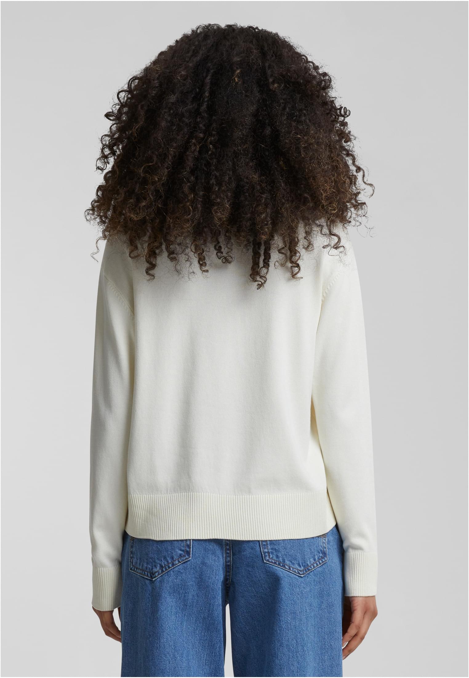 UC Ladies Maglione Knitted Roundneck whitesand