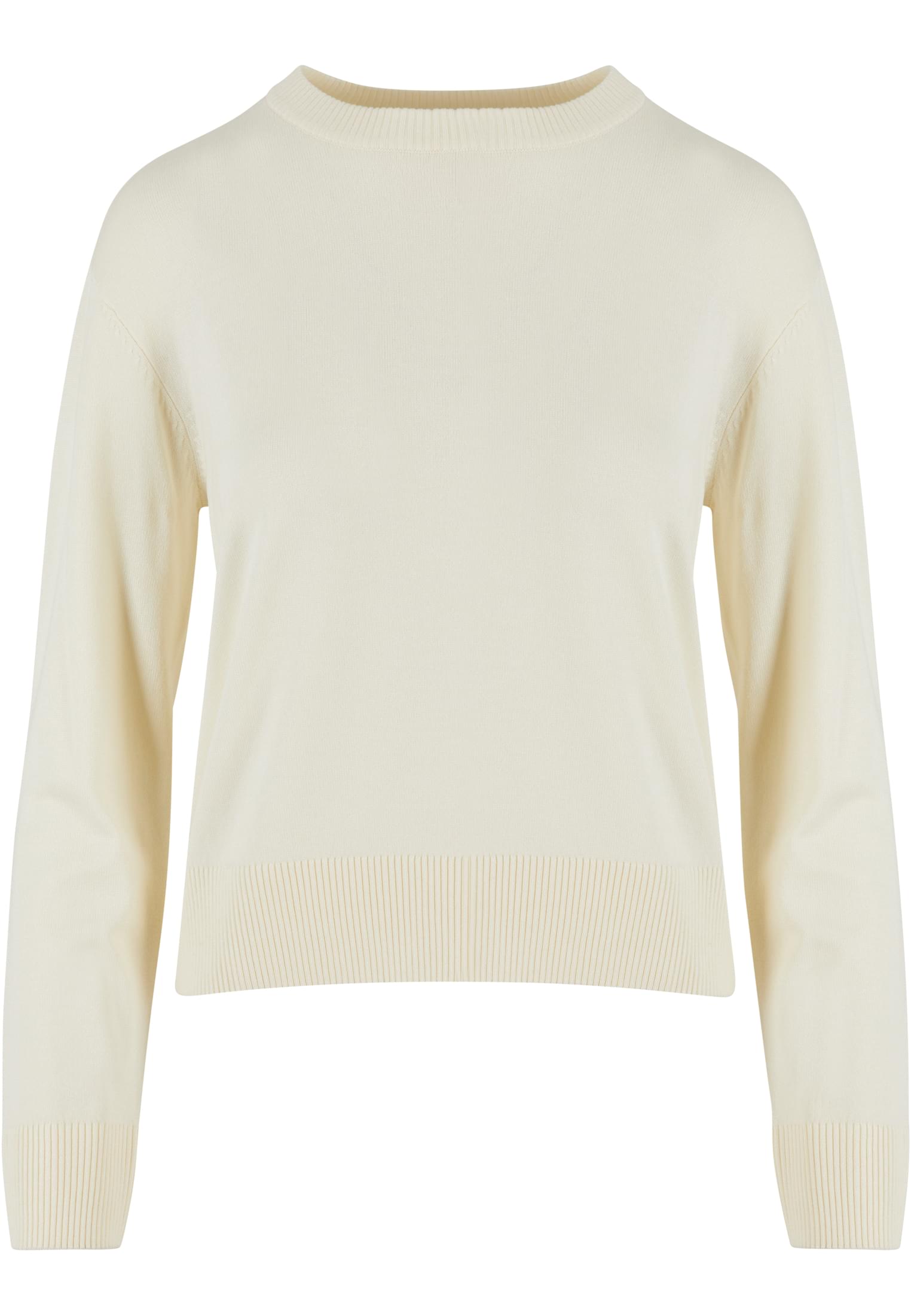 UC Ladies Maglione Knitted Roundneck whitesand