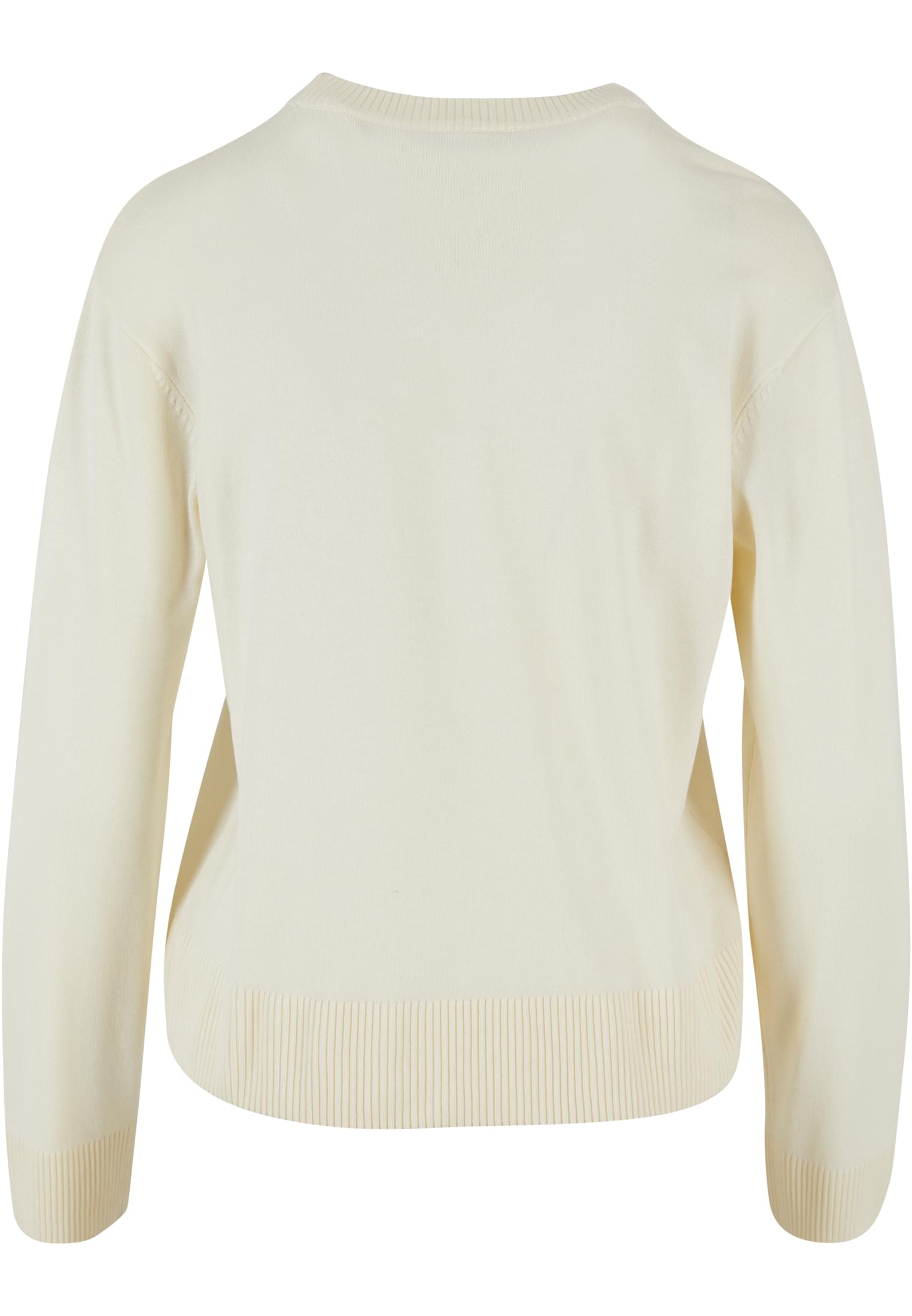 UC Ladies Maglione Knitted Roundneck whitesand