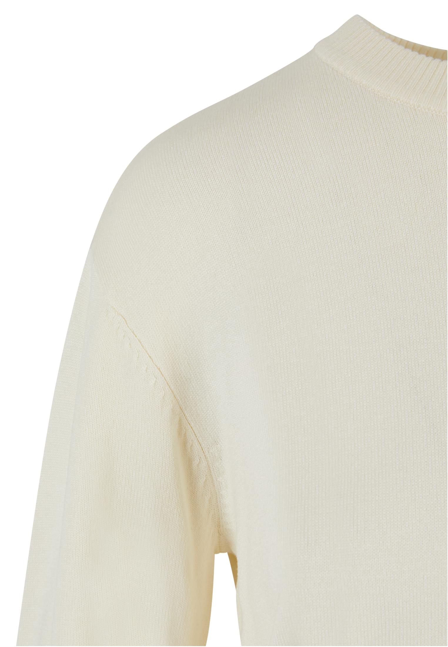 UC Ladies Maglione Knitted Roundneck whitesand