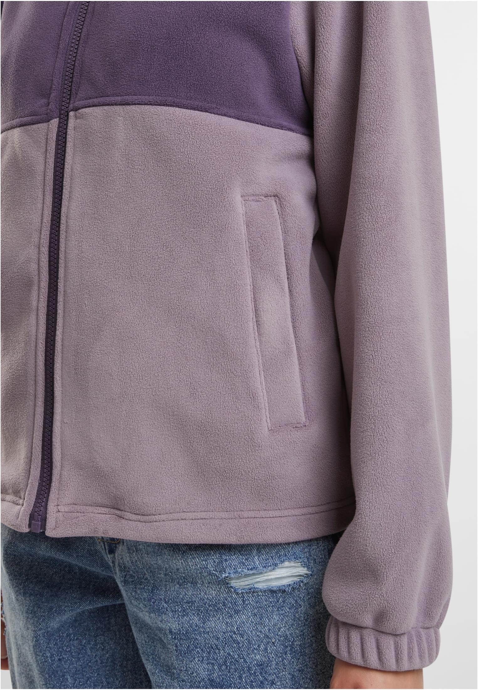 UC Ladies Giacca Double Polarfleece purplenight/fadedpurple