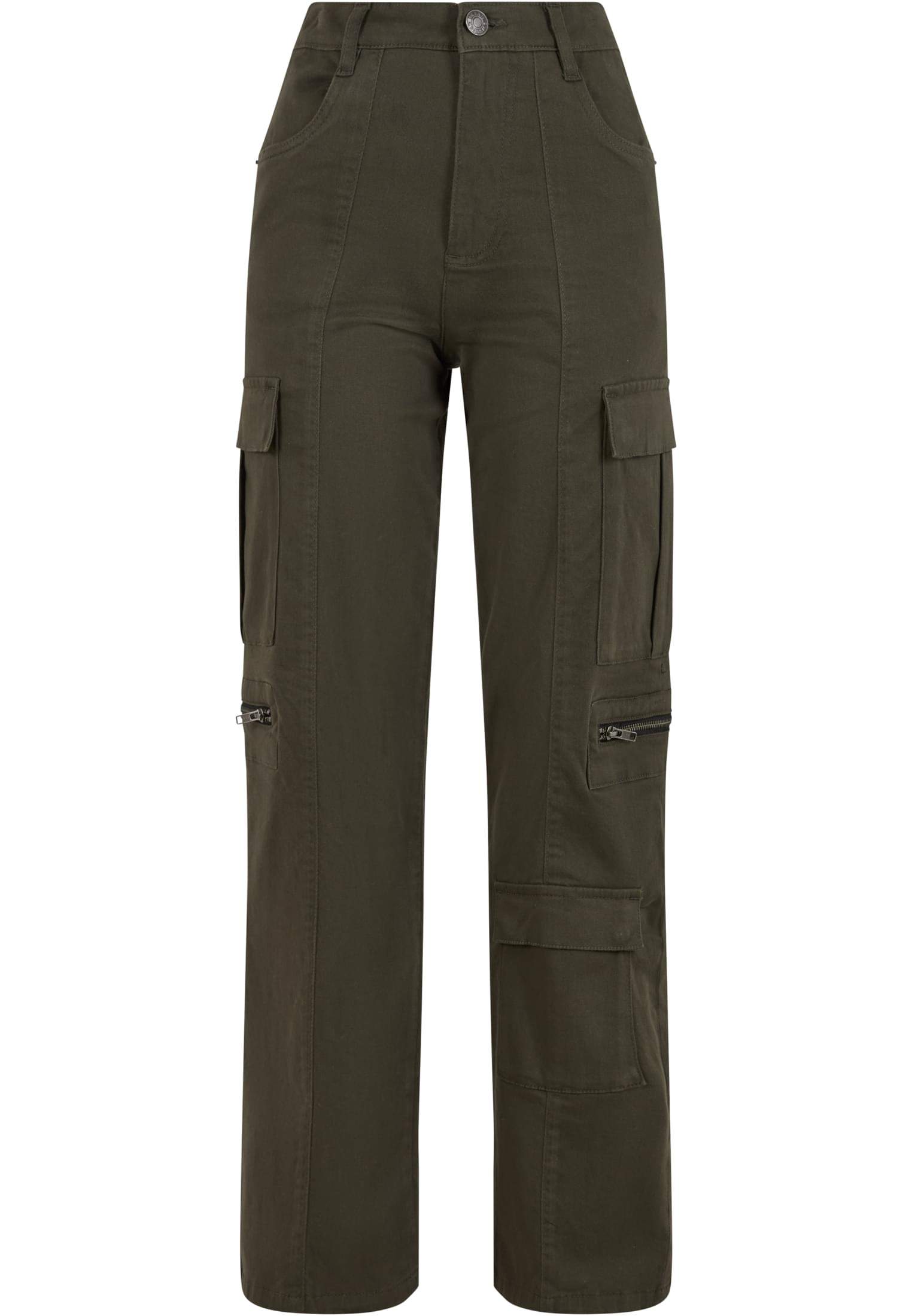 UC Ladies Pantaloni Loose Utility Stretch Twill blackolive