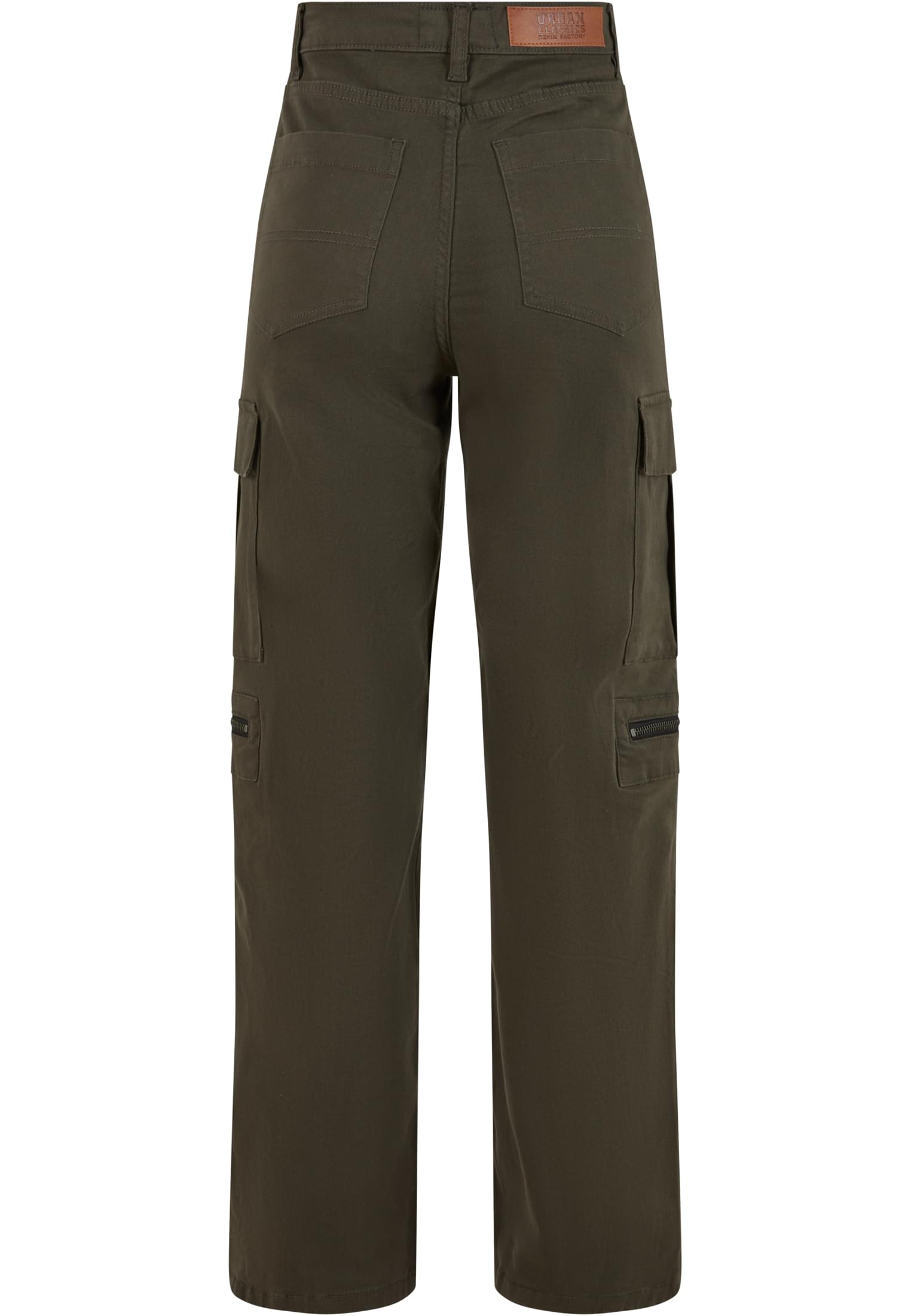 UC Ladies Pantaloni Loose Utility Stretch Twill blackolive