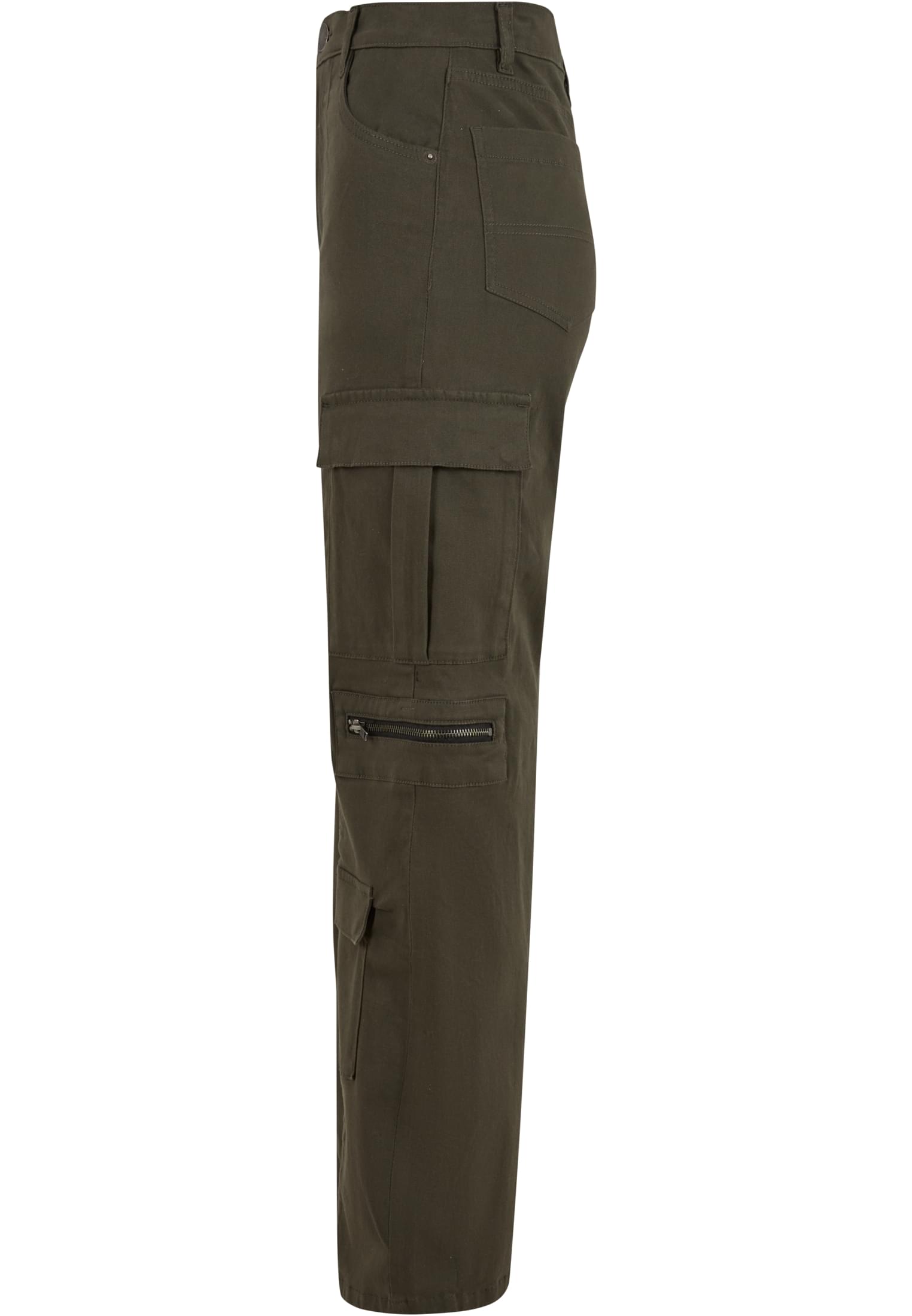 UC Ladies Pantaloni Loose Utility Stretch Twill blackolive