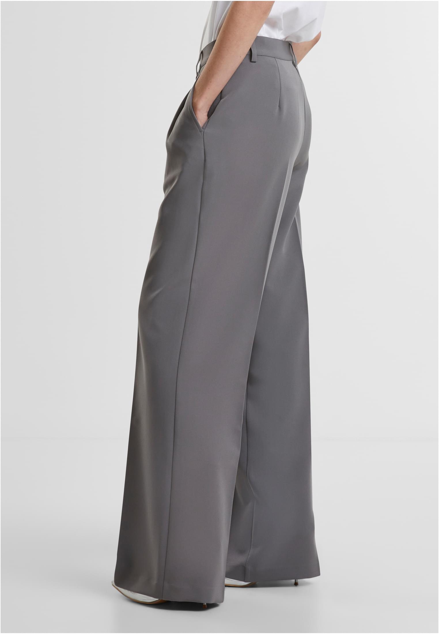Urban Classics Pantaloni Wide Leg cloudgrey