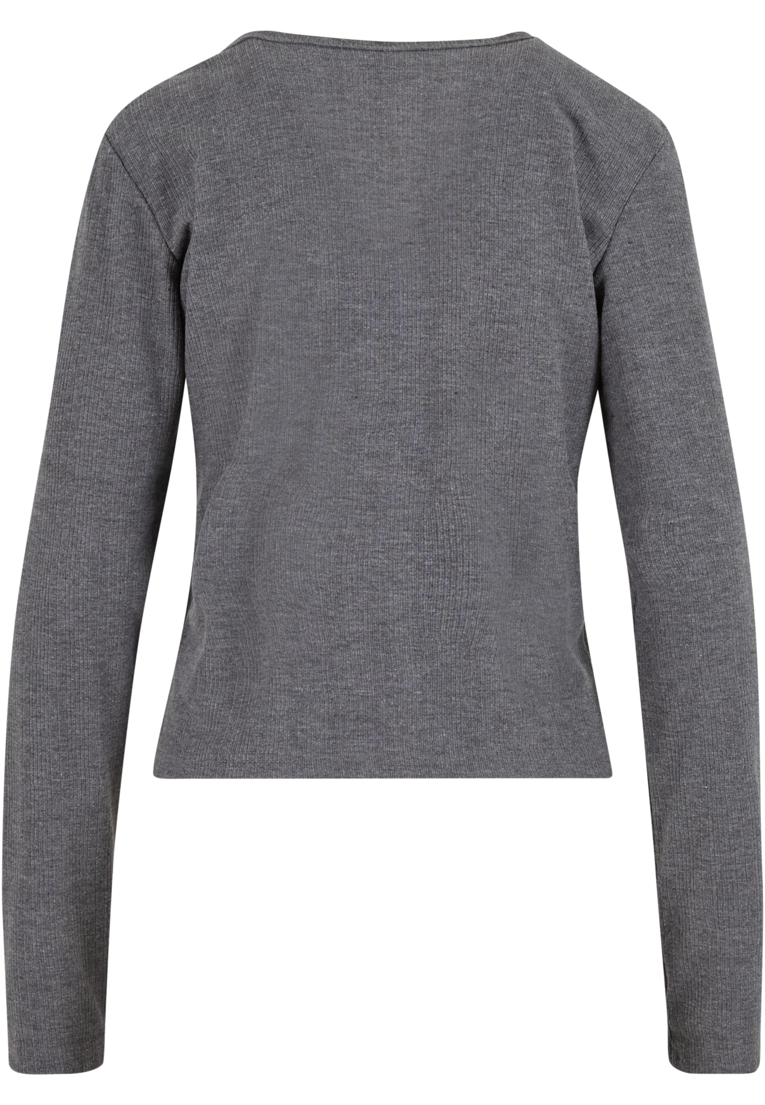 UC Ladies Cardigan Rib darkgreymelange