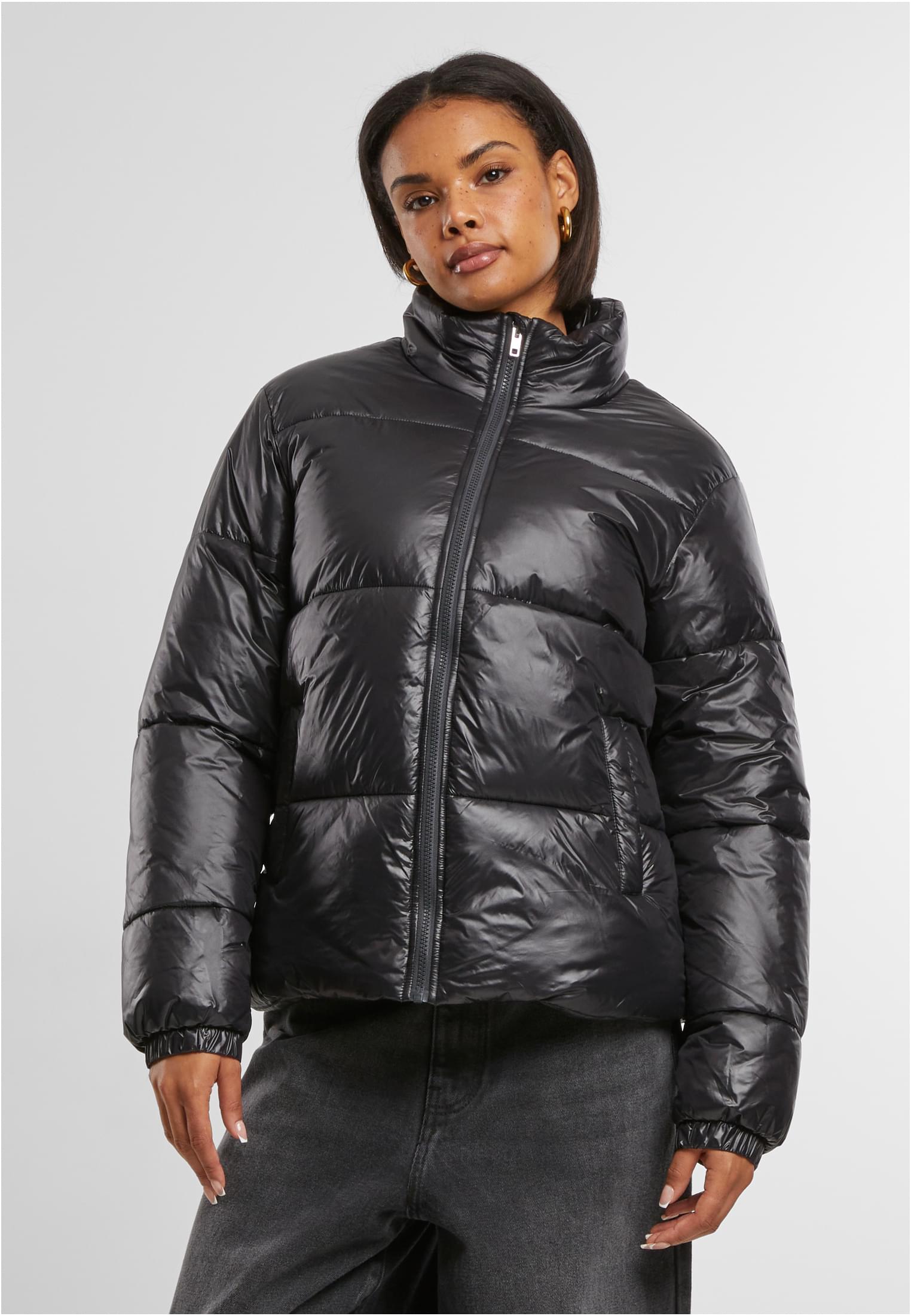 UC Ladies Giacca Essentials Short Shiny