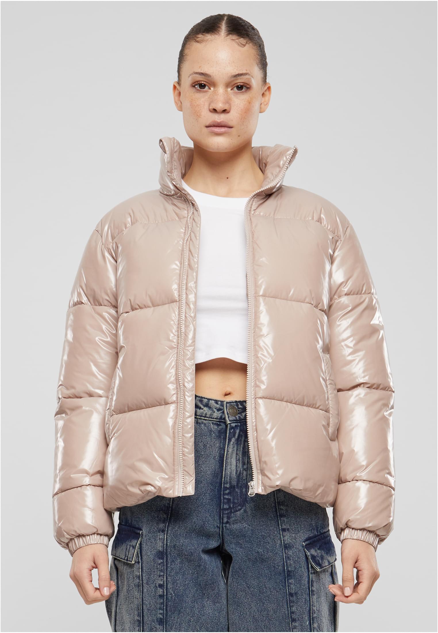 Urban Classics Giacca Essentials Short Shiny duskrose