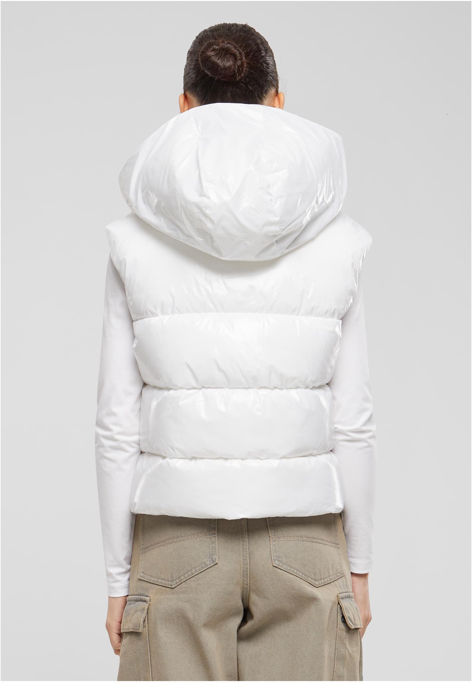 UC Ladies Gilet Essentials Shiny with Hood