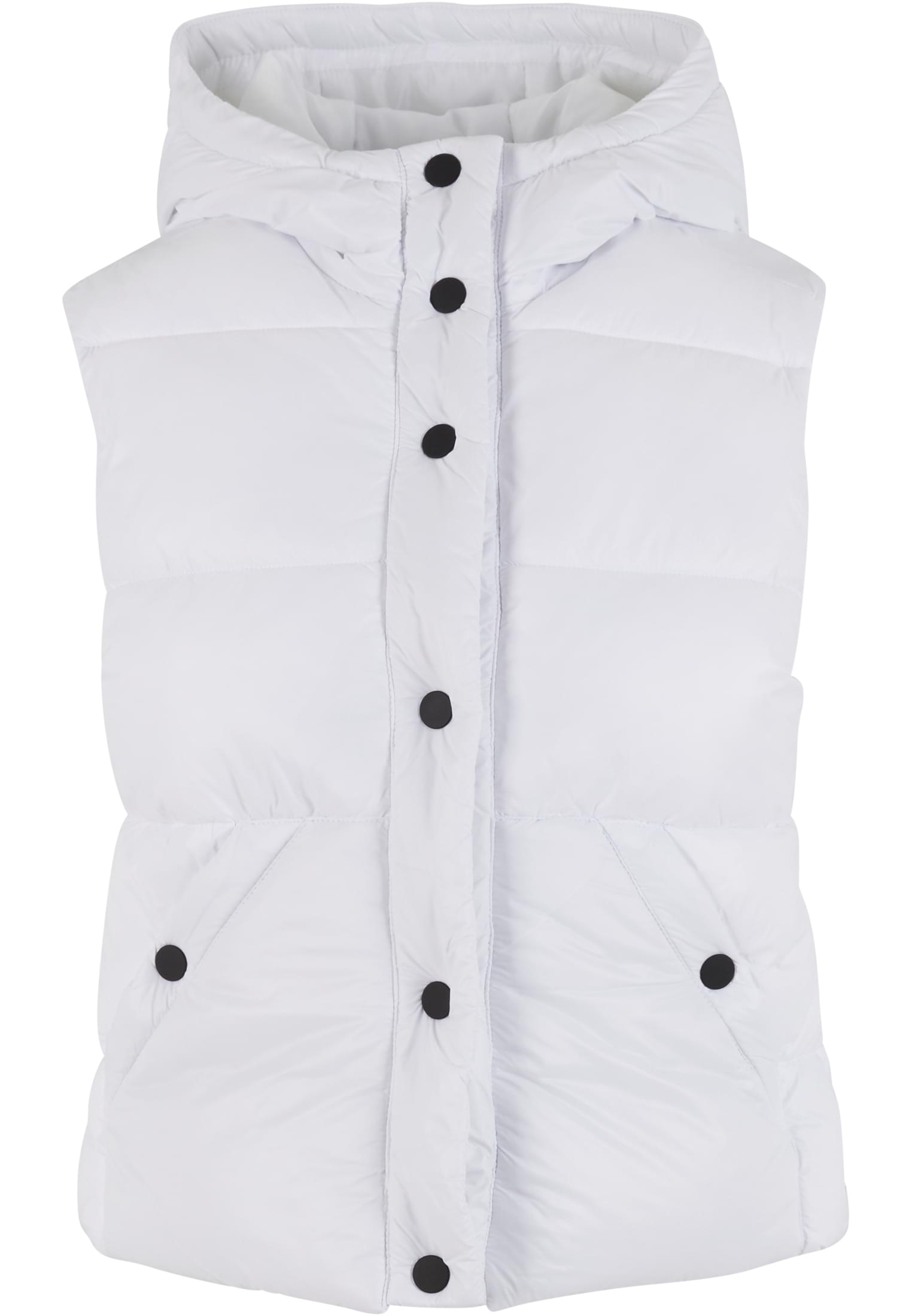 UC Ladies Gilet Essentials Shiny with Hood