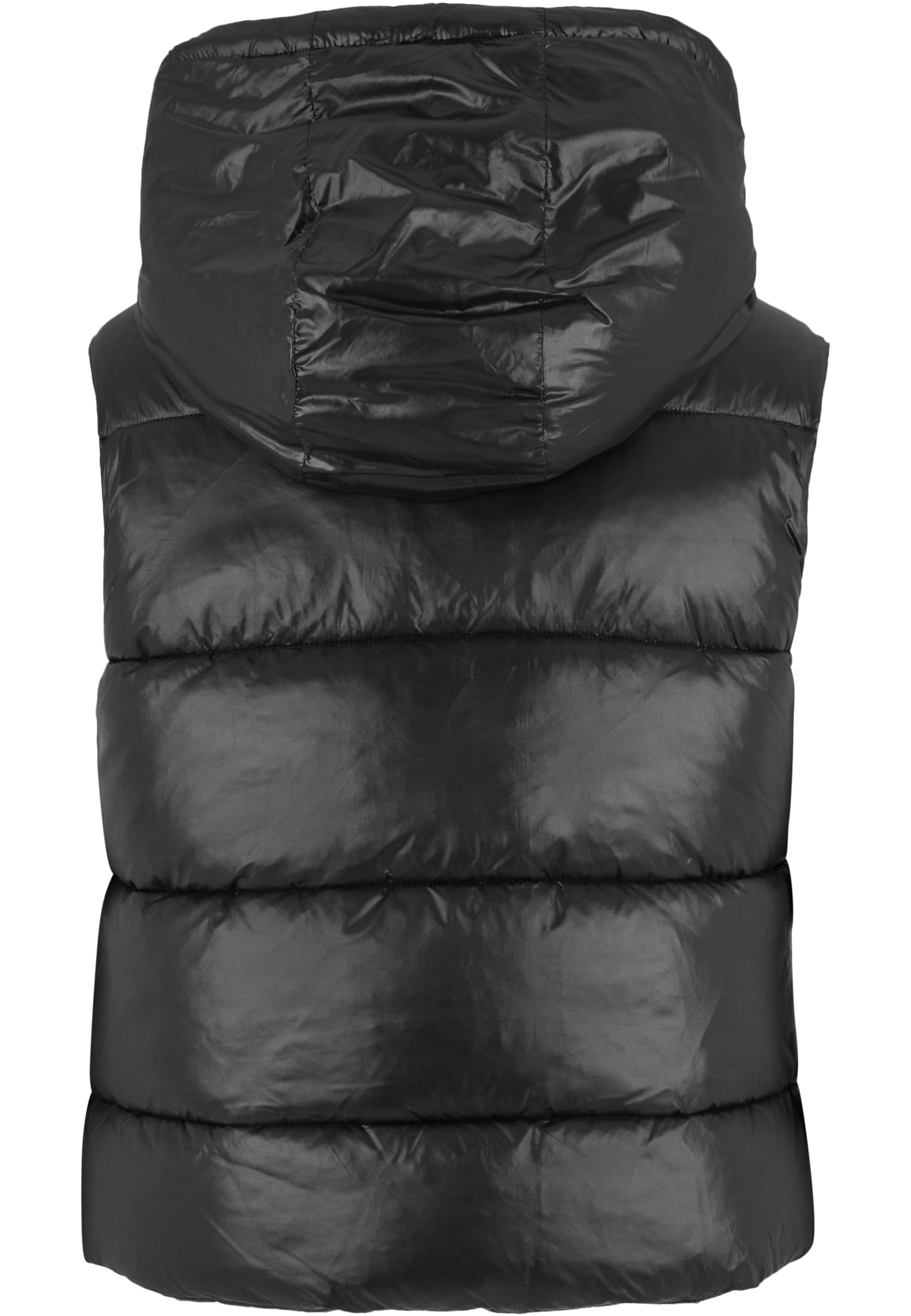 UC Ladies Gilet Essentials Shiny with Hood