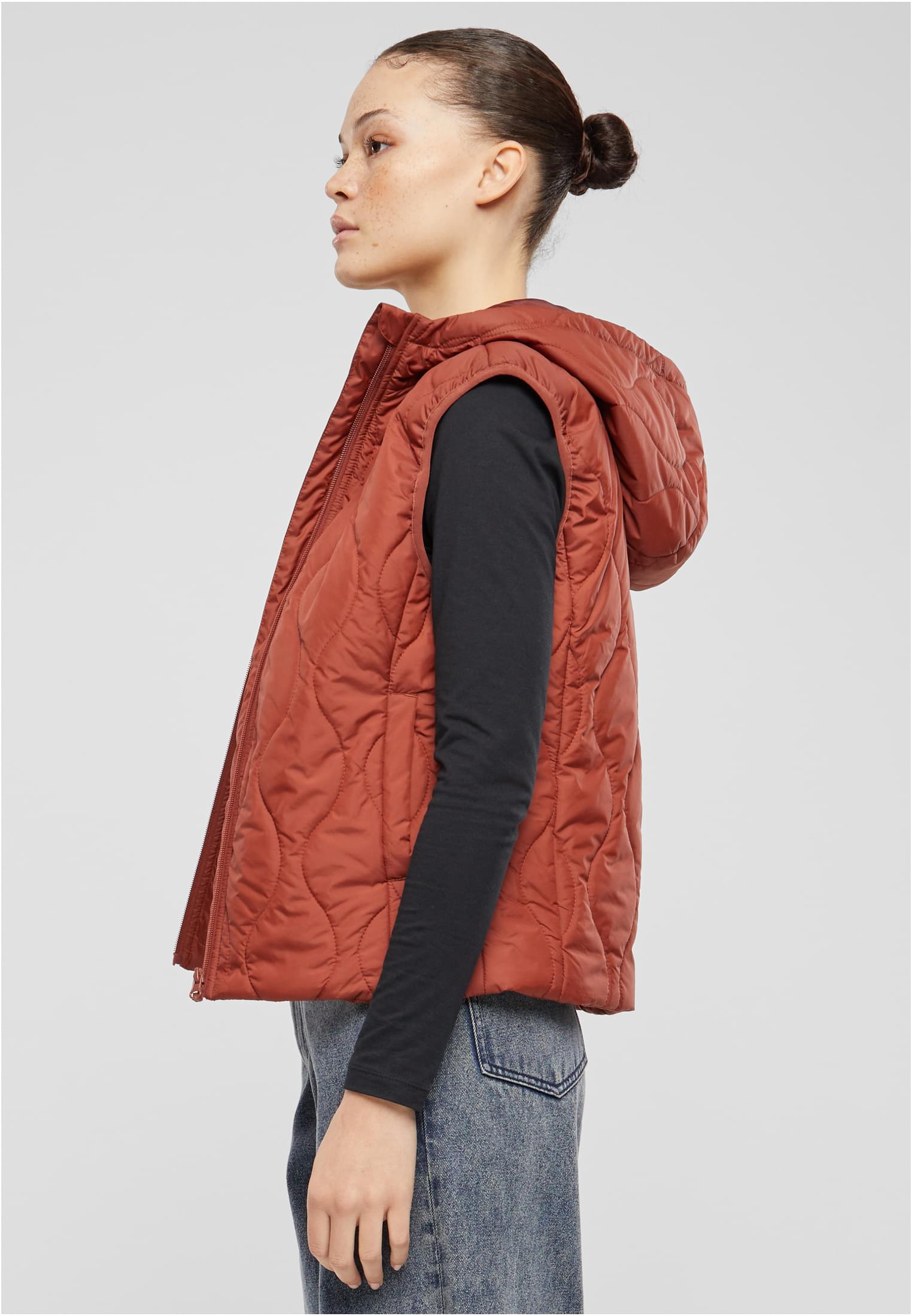 Urban Classics Gilet Super Light darkrust