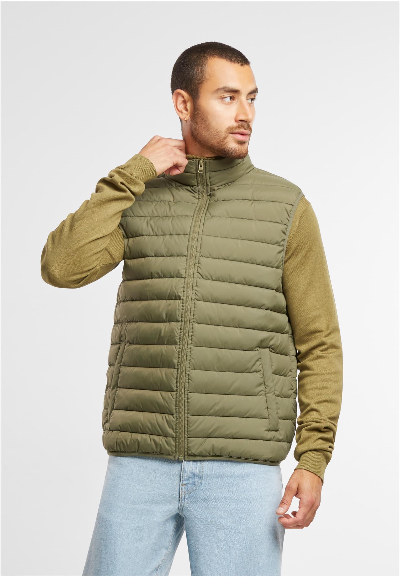 UC Men Gilet Basic Light Weight darkolive