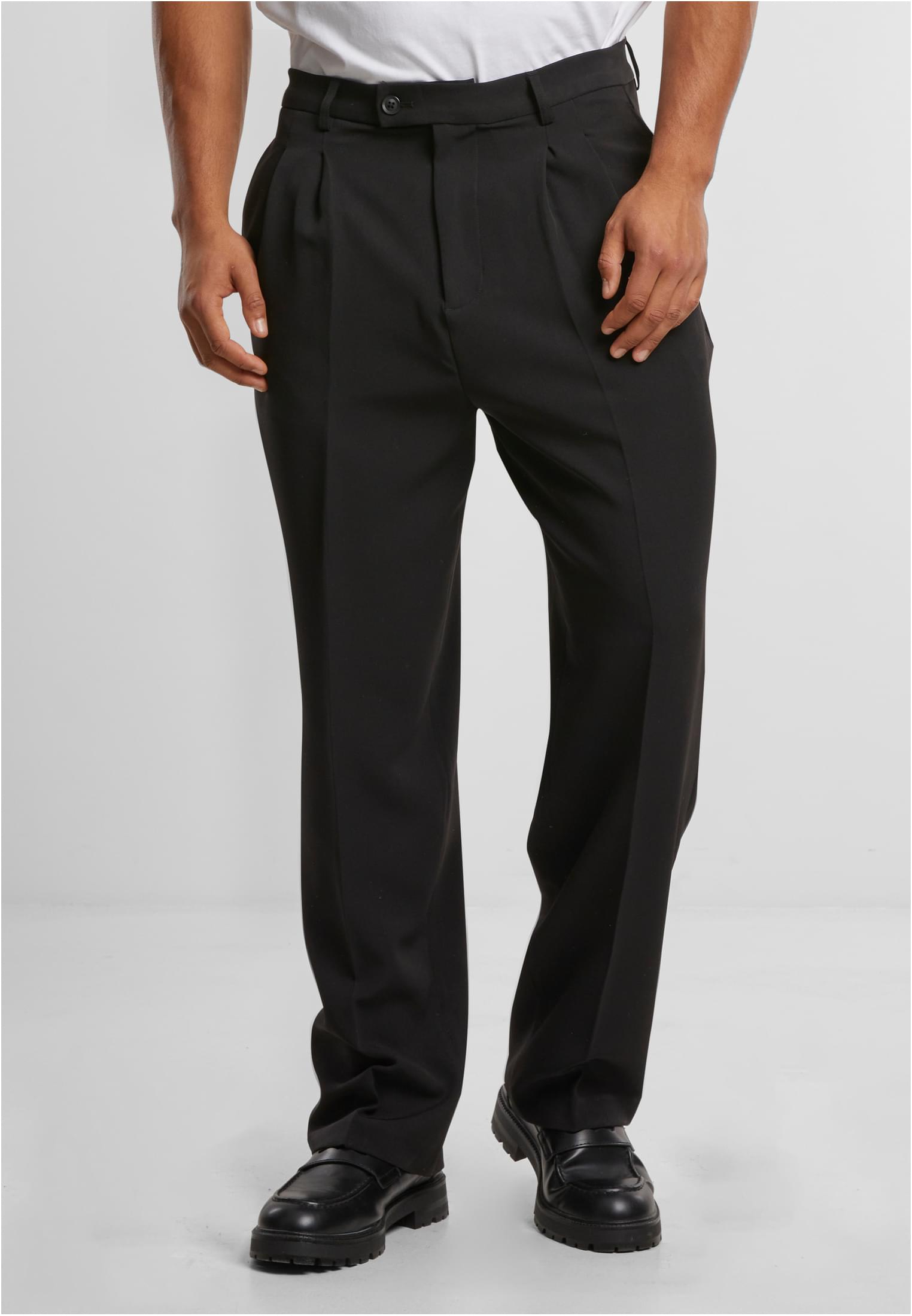 Urban Classics Pantaloni Double Pleated Dressed