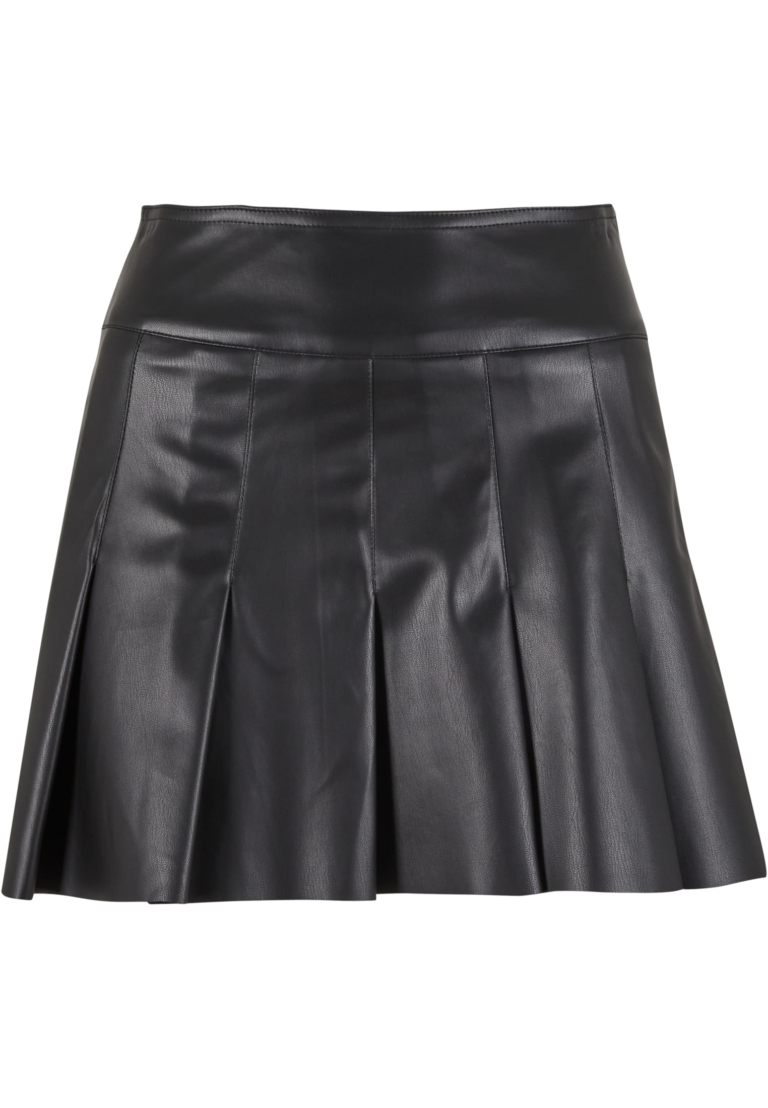 UC Ladies Gonna Synthetic Leather Pleated