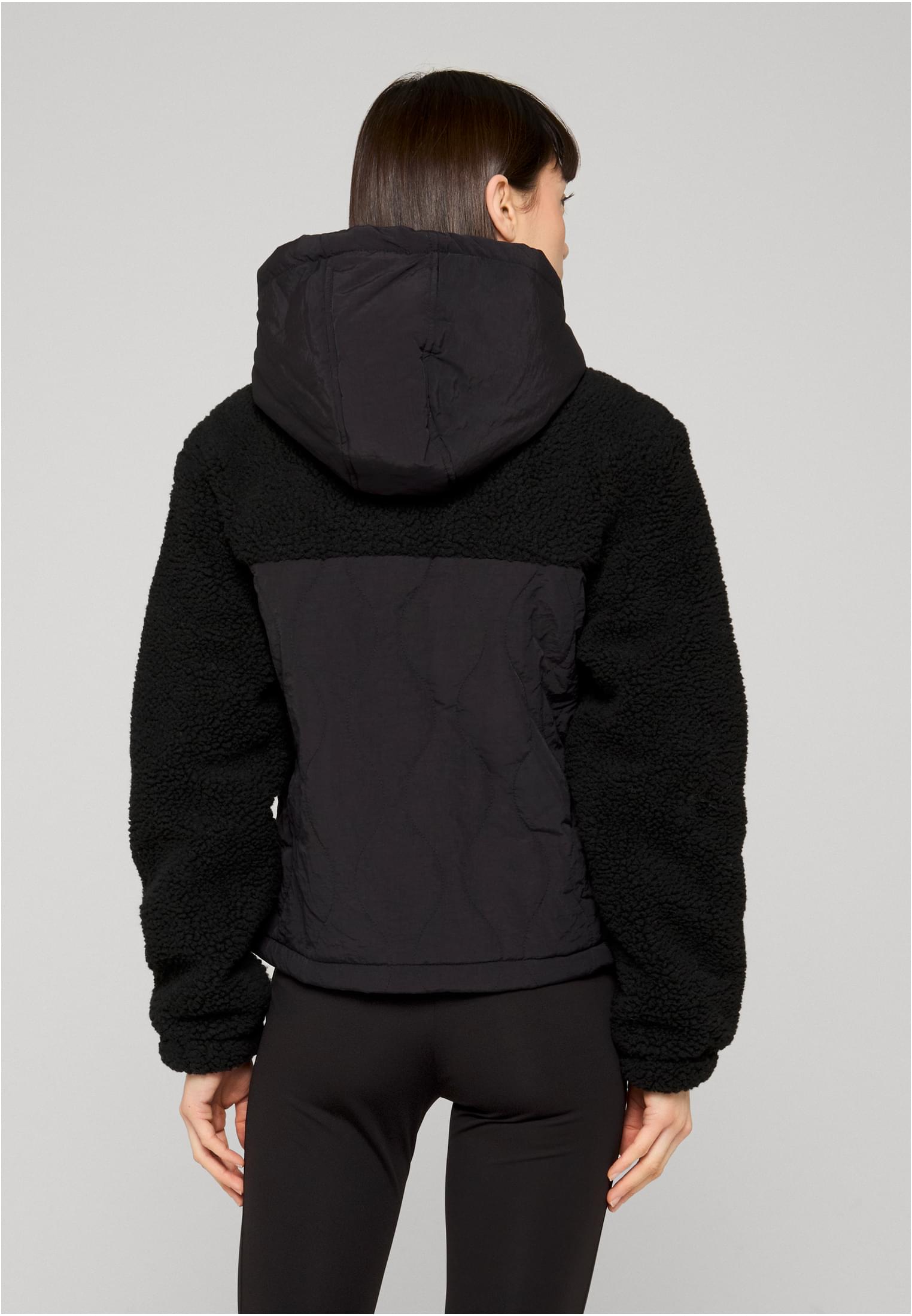 Urban Classics Giacca Sherpa Crinkle Nylon Mix