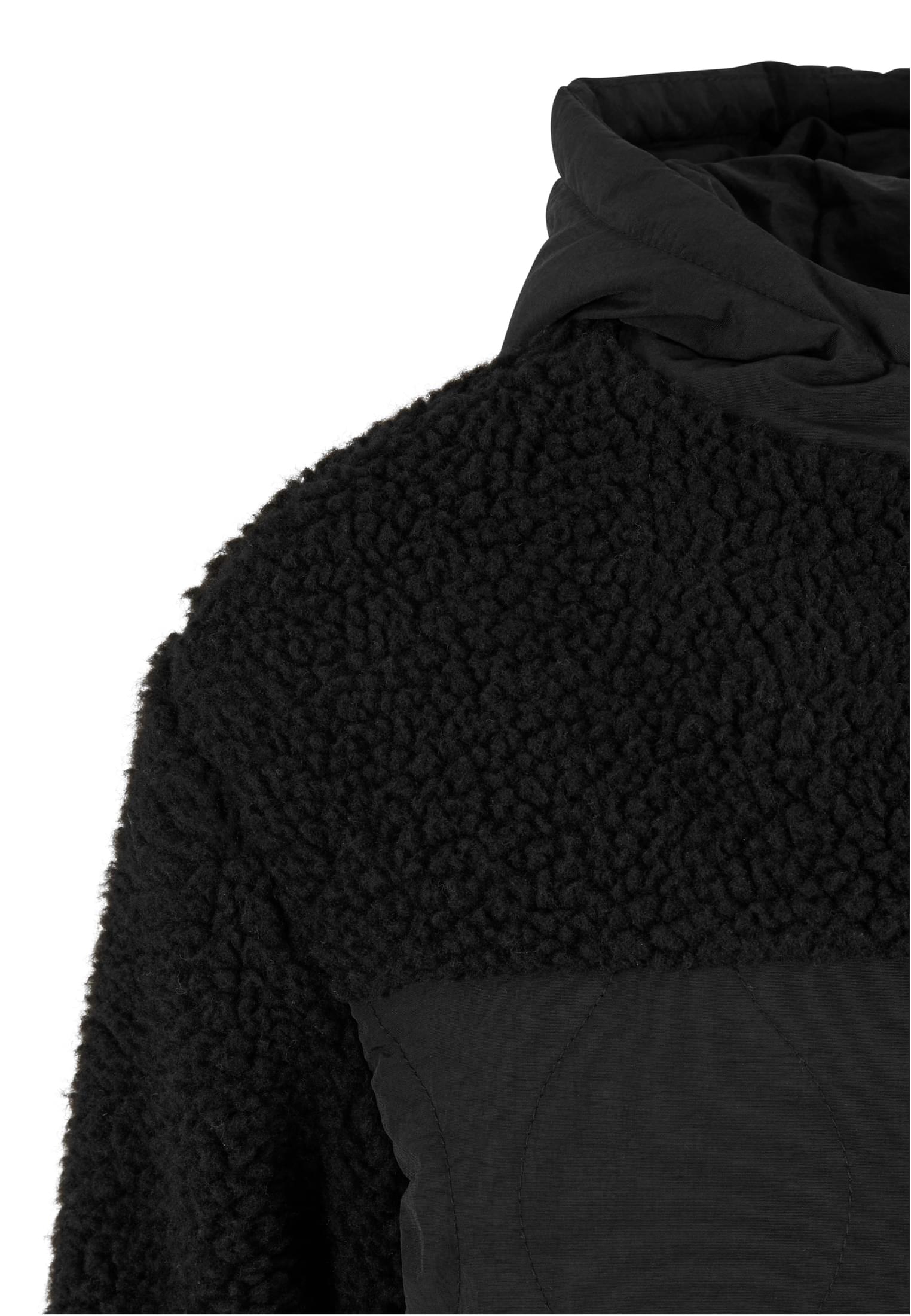 Urban Classics Giacca Sherpa Crinkle Nylon Mix
