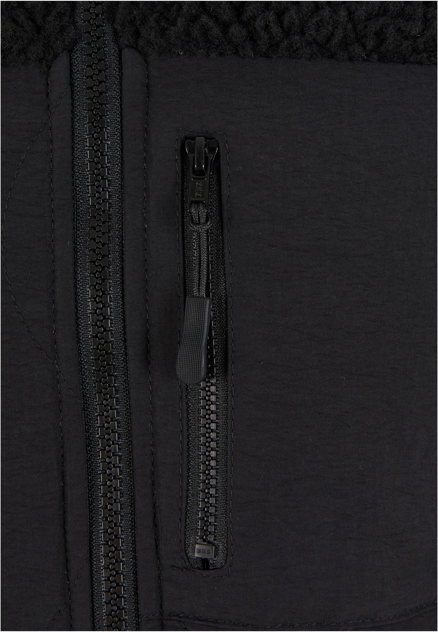 Urban Classics Giacca Sherpa Crinkle Nylon Mix