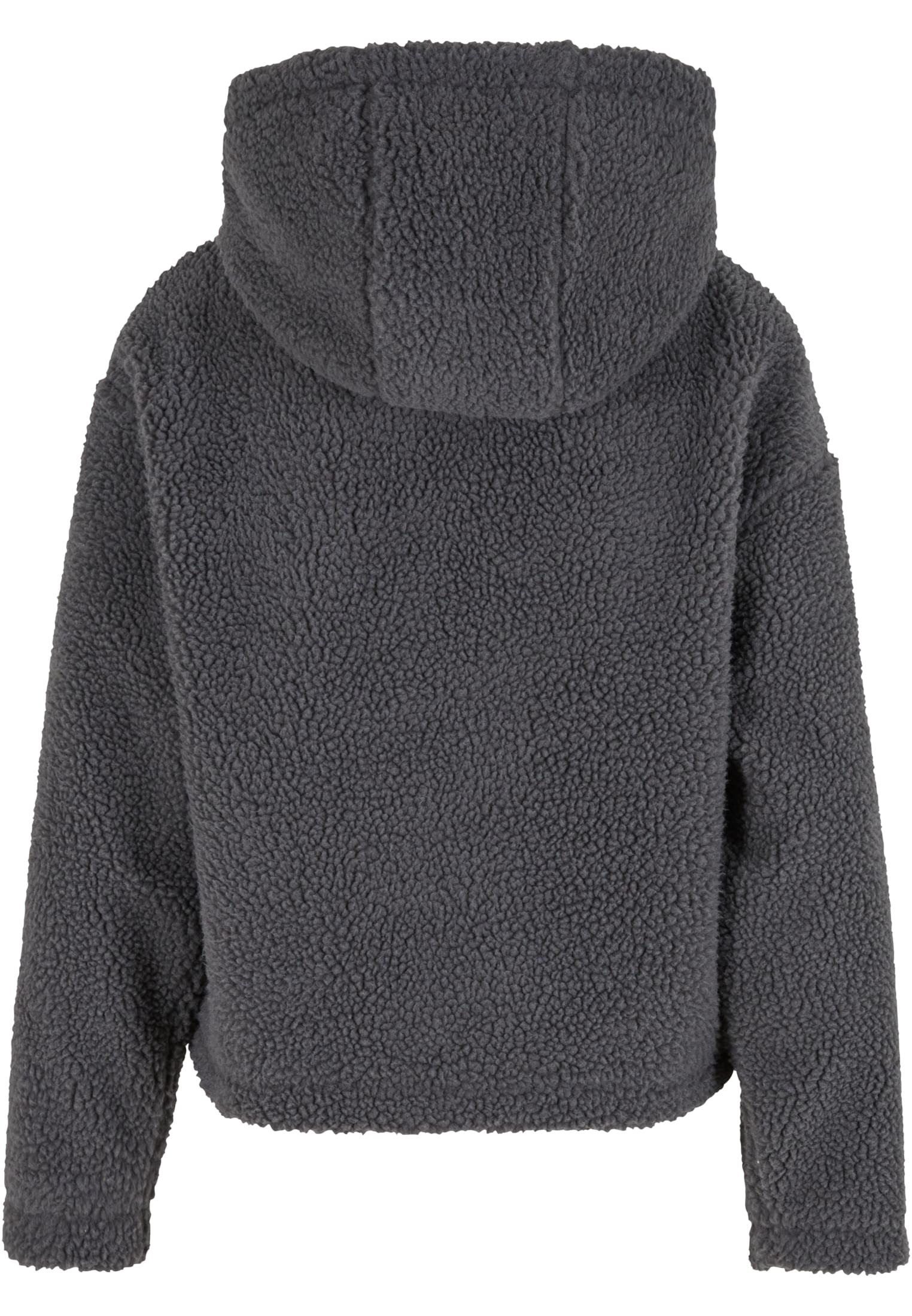UC Ladies Giacca Short Hooded Sherpa cloudgrey