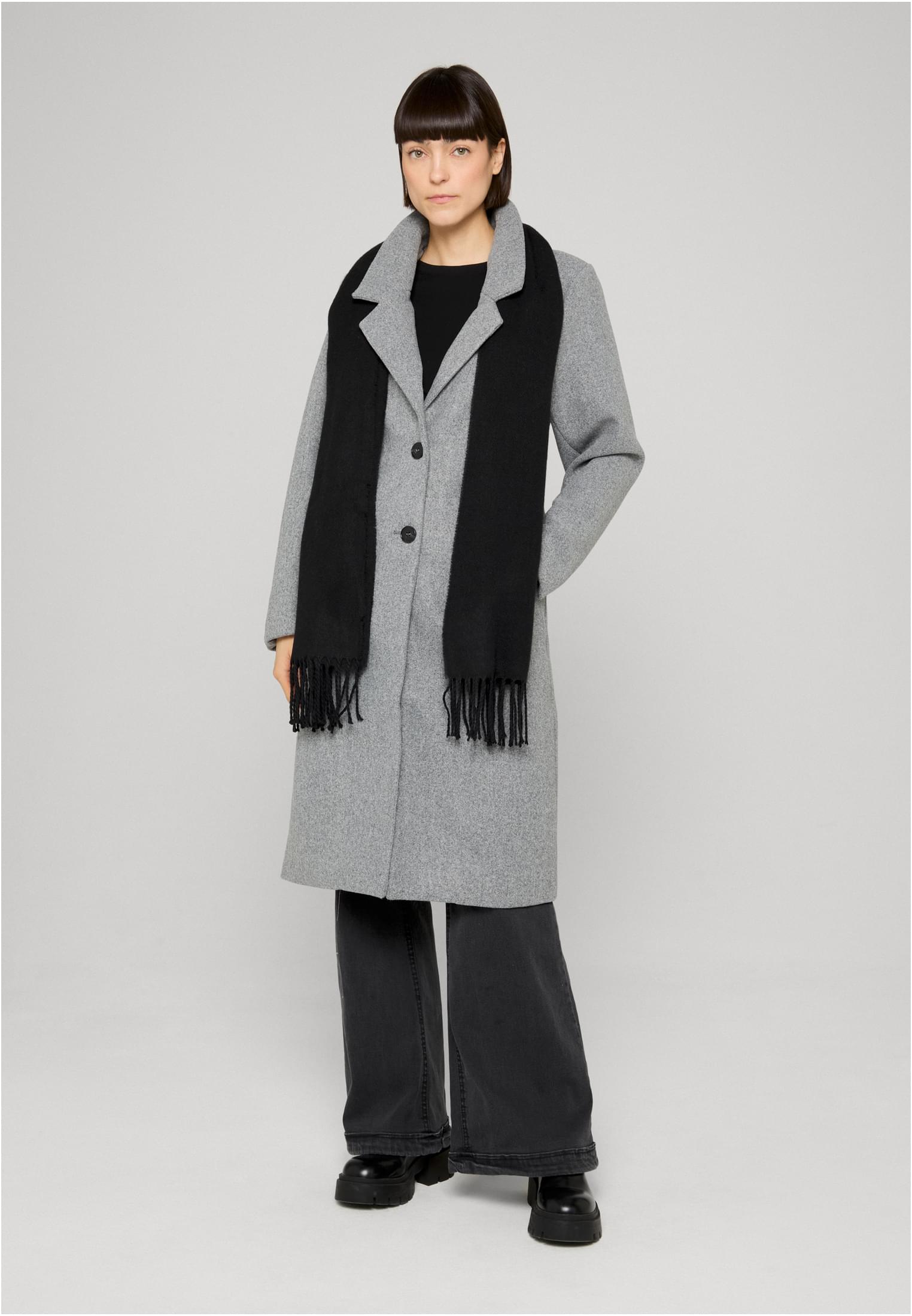 UC Ladies Cappotto Basic darkgreymelange