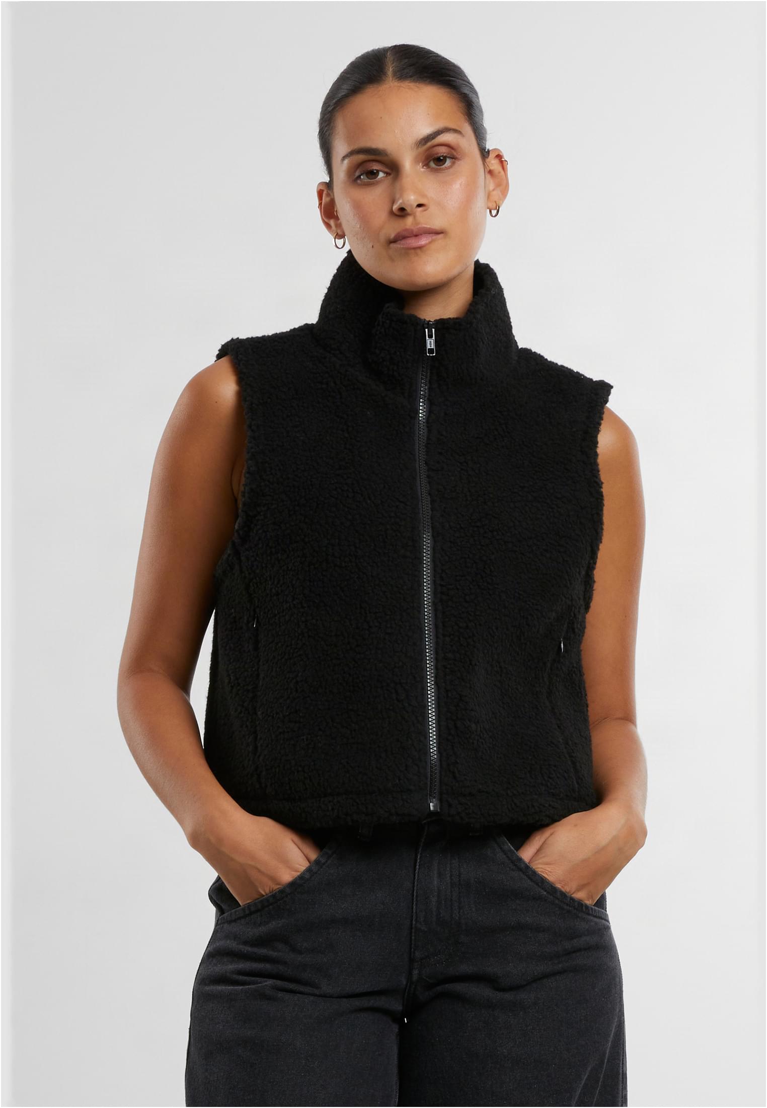 UC Ladies Gilet Short Sherpa