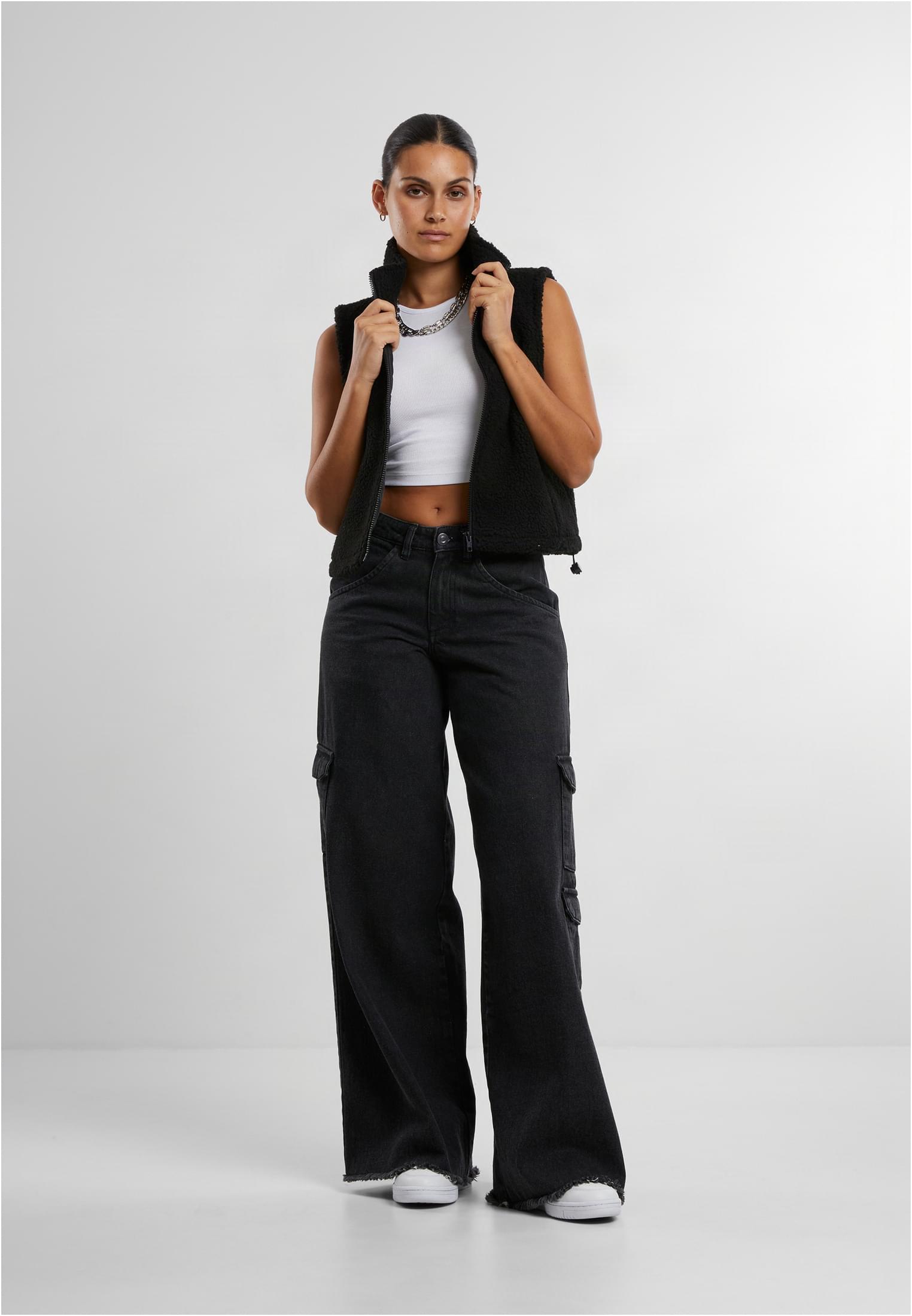 UC Ladies Gilet Short Sherpa