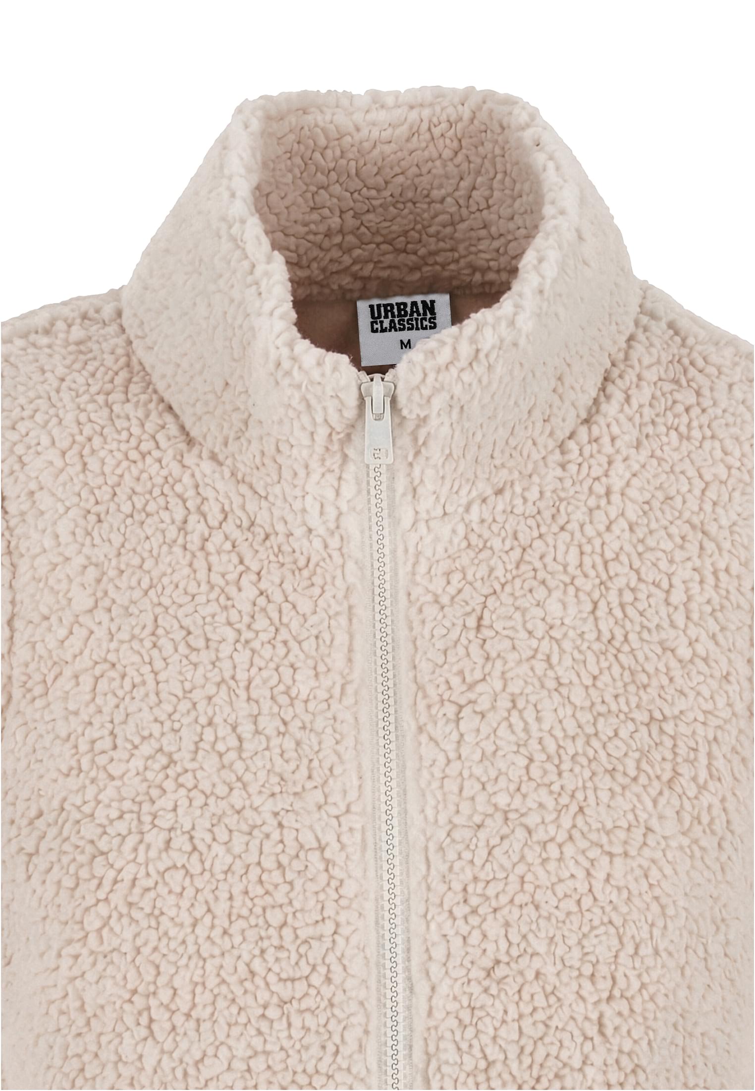 Urban Classics Gilet Short Sherpa whitesand