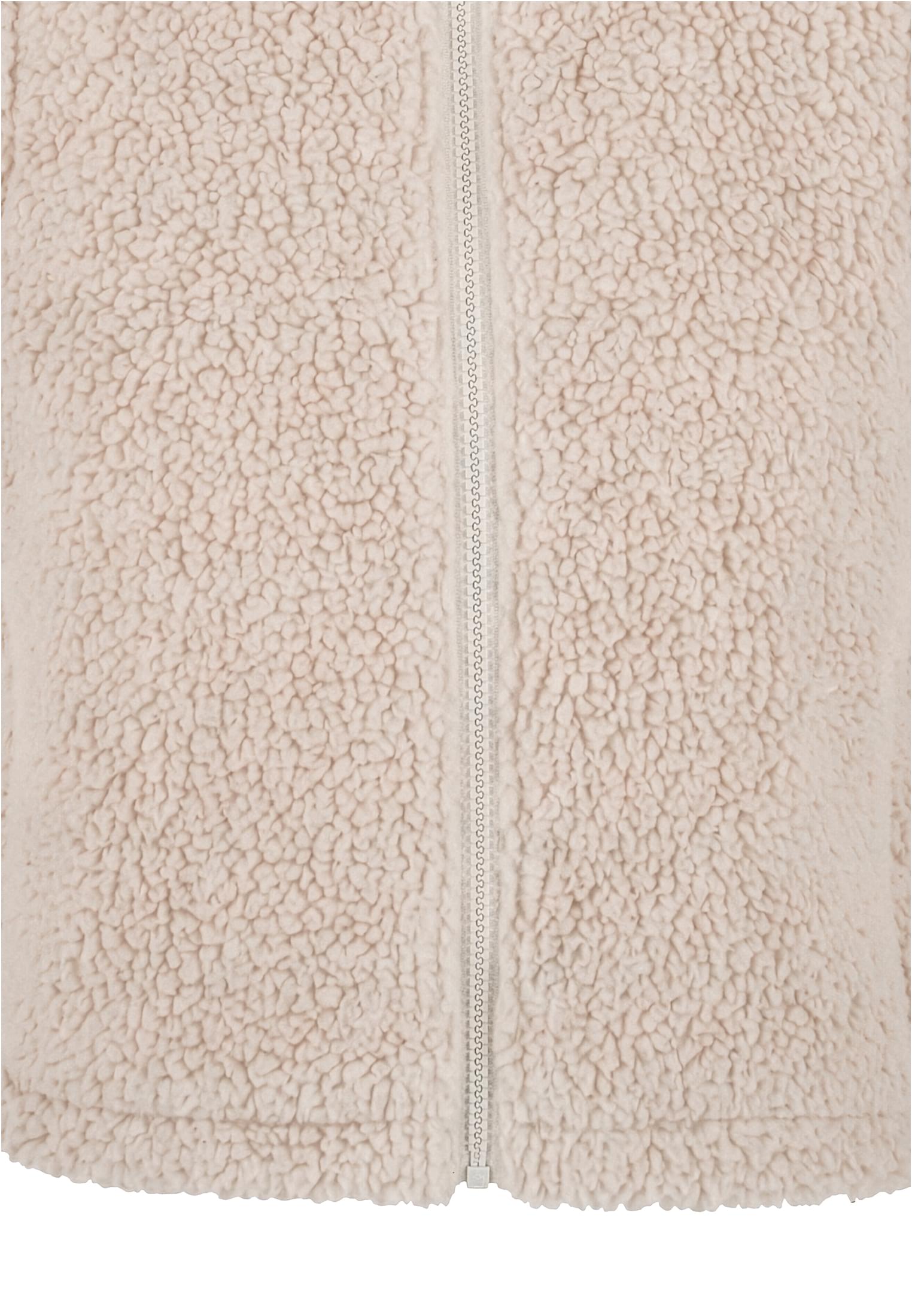 Urban Classics Gilet Short Sherpa whitesand