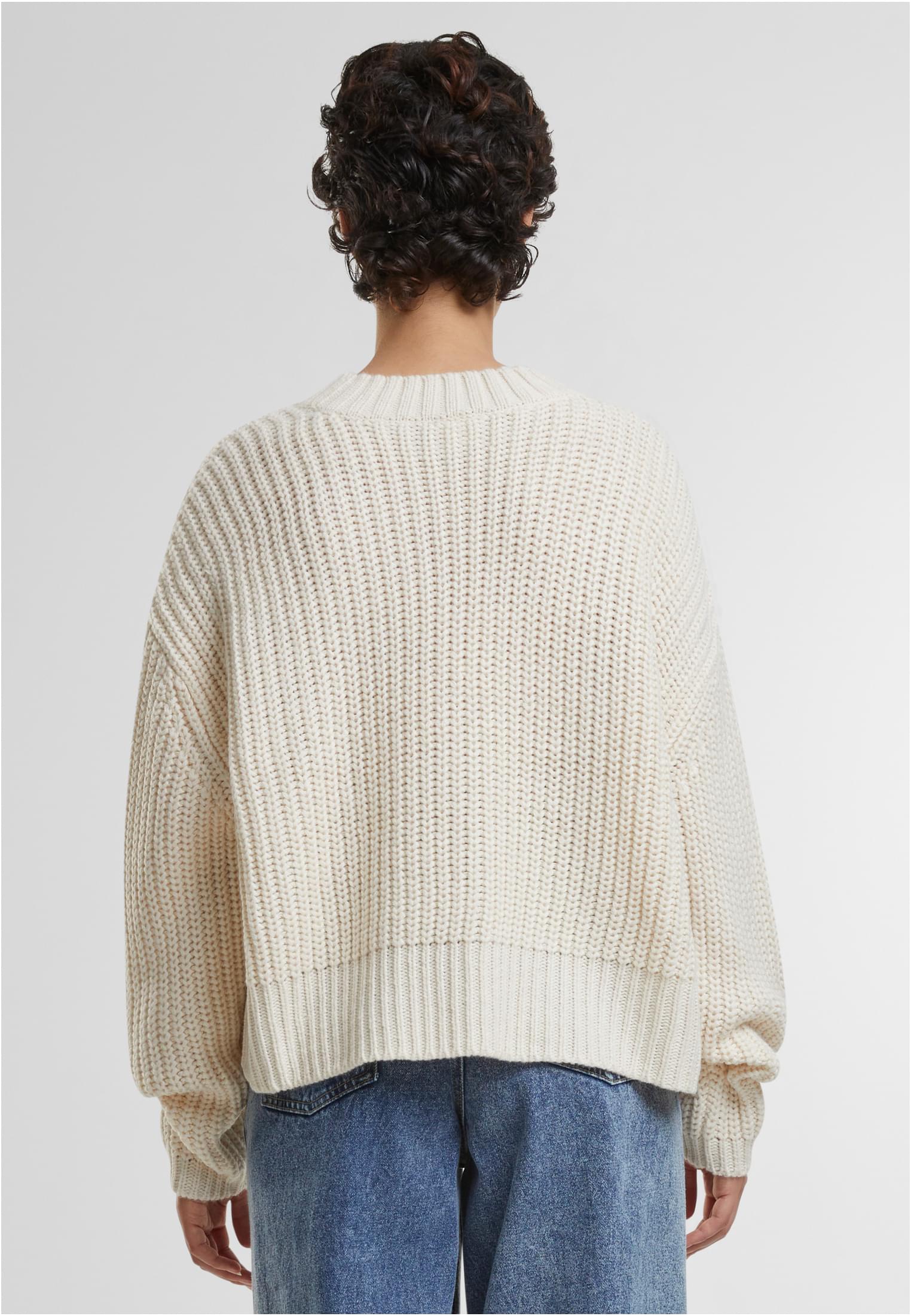 UC Ladies Maglione Wide Basic Oversized whitesand