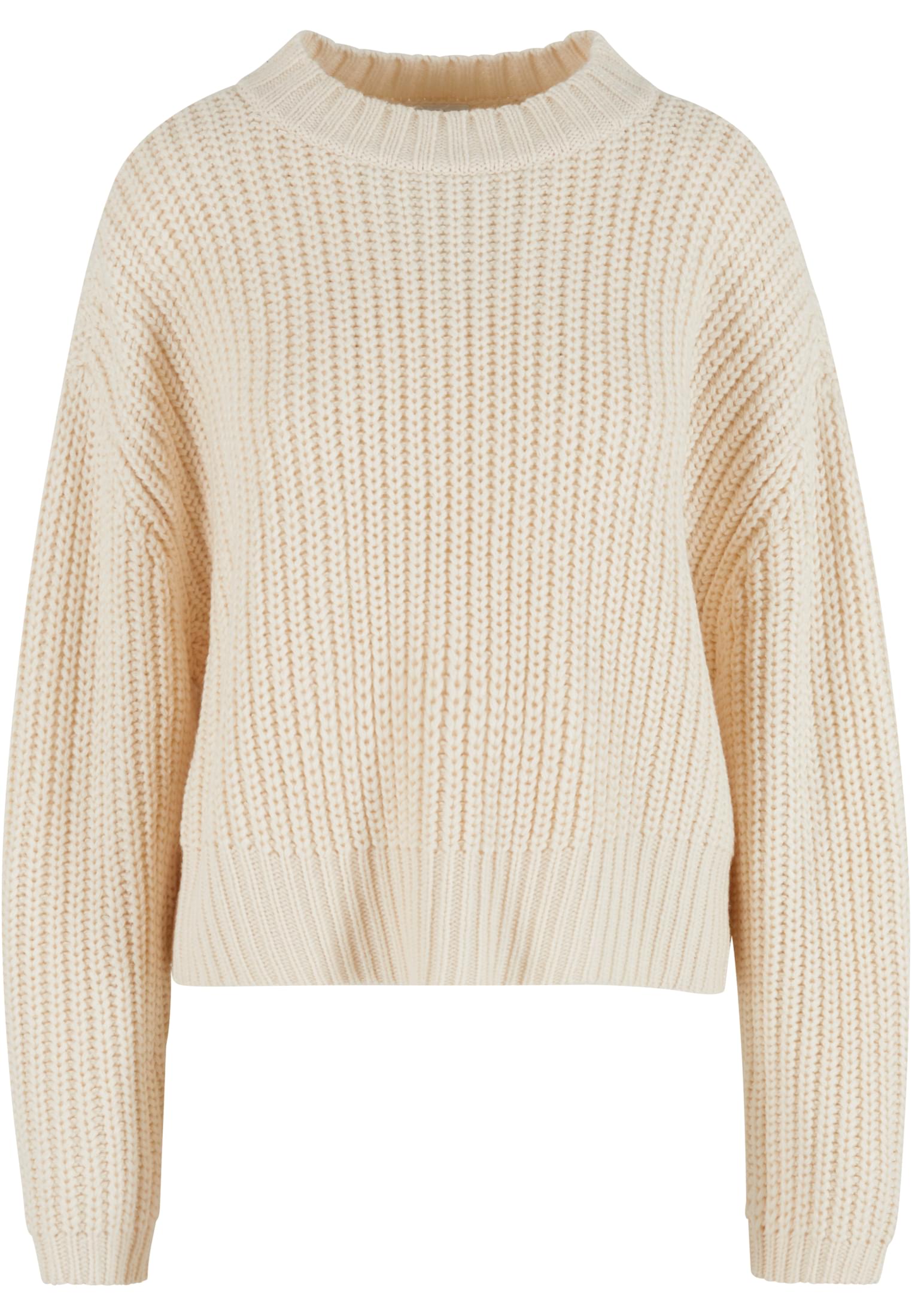UC Ladies Maglione Wide Basic Oversized whitesand