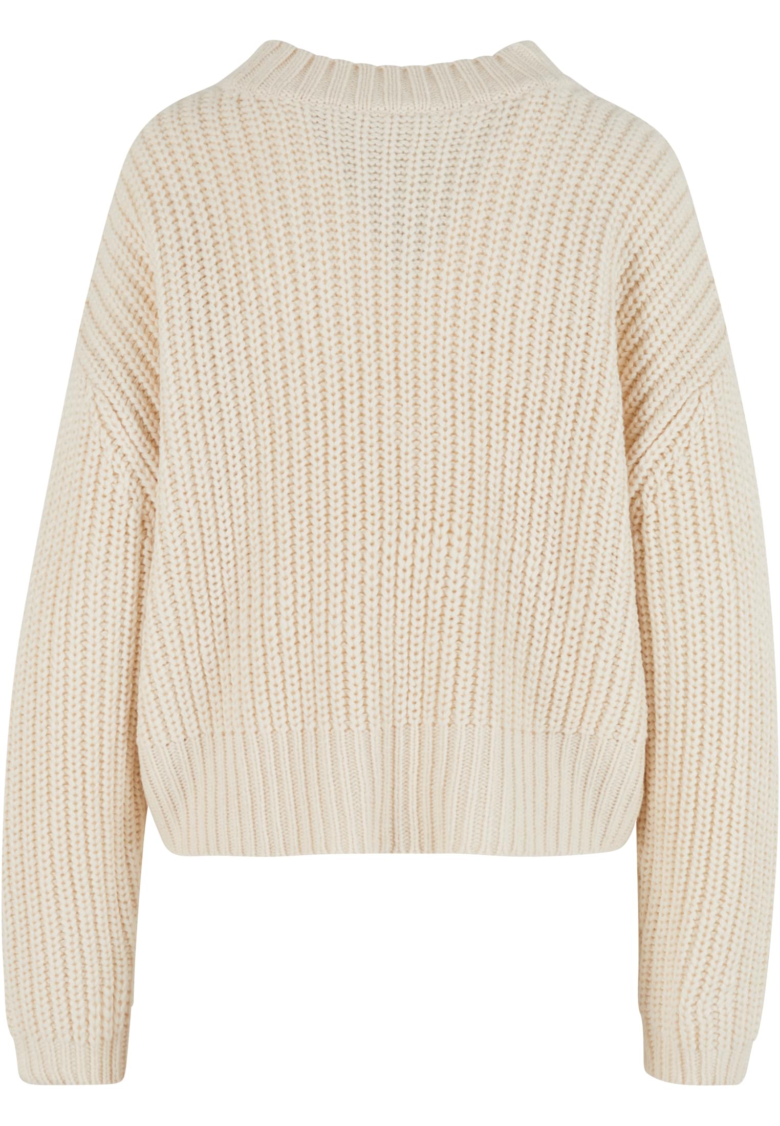 UC Ladies Maglione Wide Basic Oversized whitesand