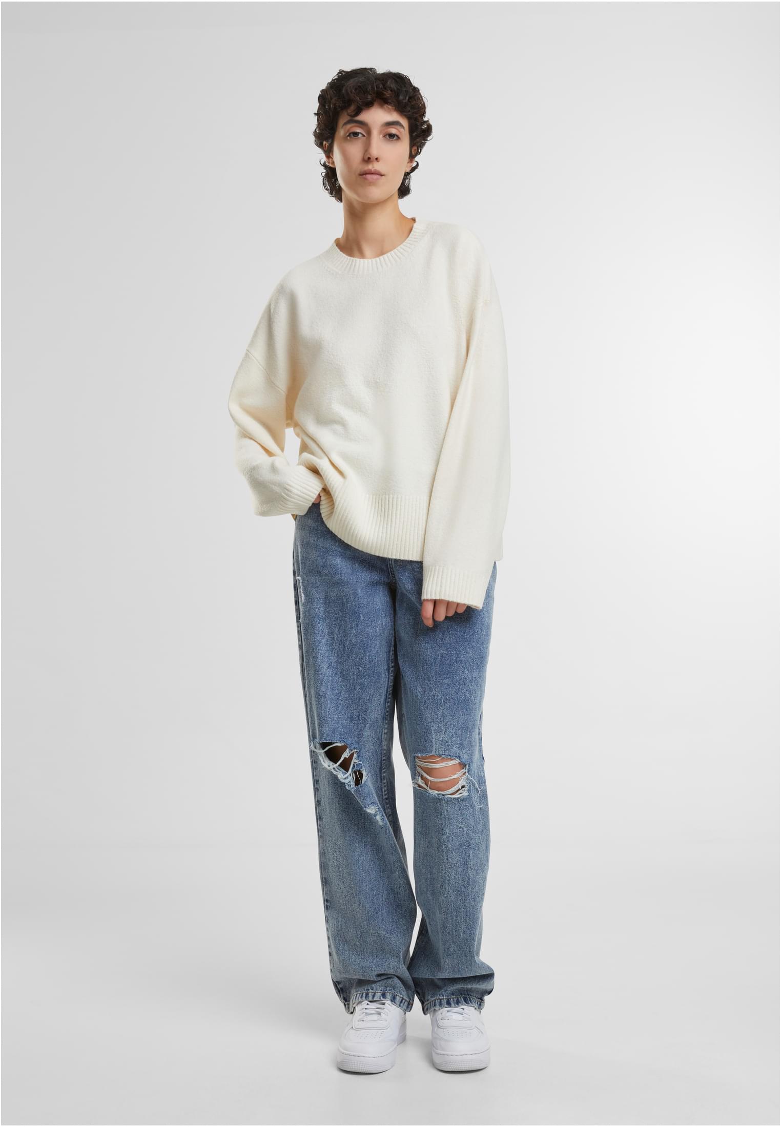 UC Ladies Maglione Soft Oversized whitesand