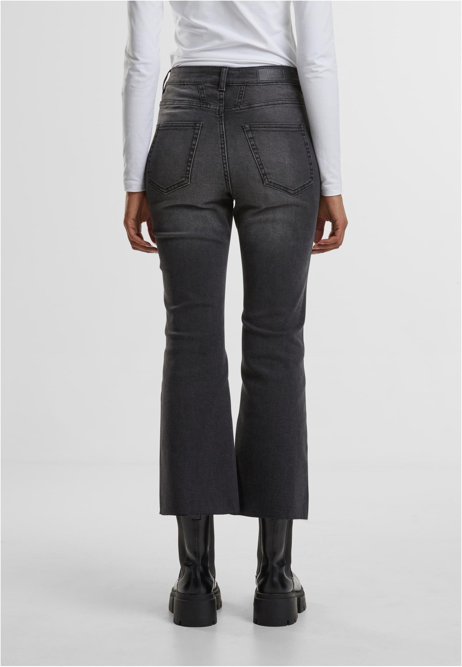 Urban Classics Pantaloni Cropped Flared washed