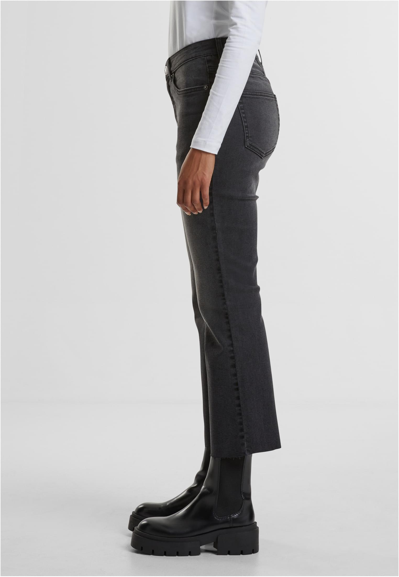 Urban Classics Pantaloni Cropped Flared washed