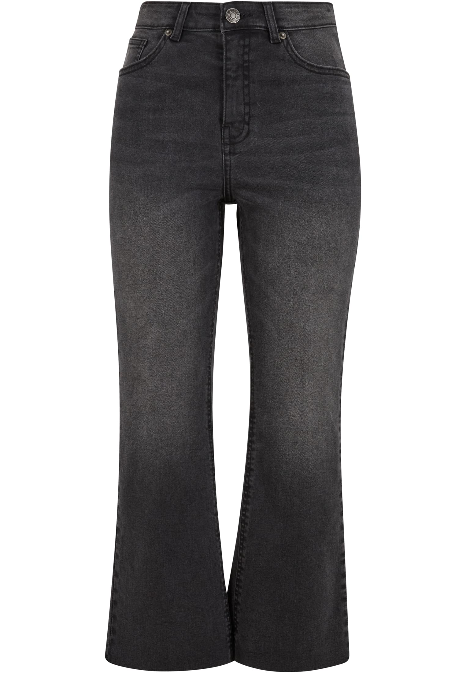 Urban Classics Pantaloni Cropped Flared washed