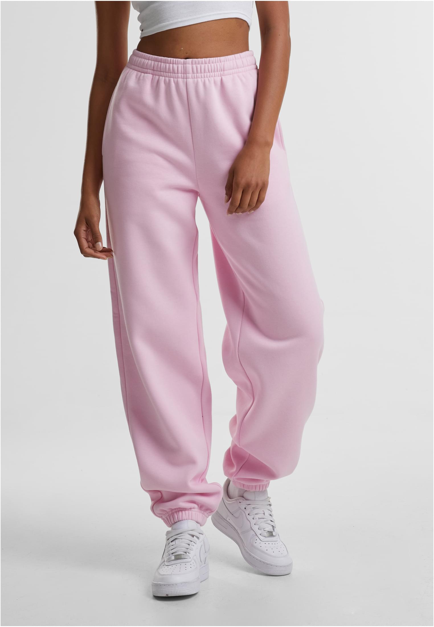 UC Ladies Pantaloni della tuta Fluffy softpink