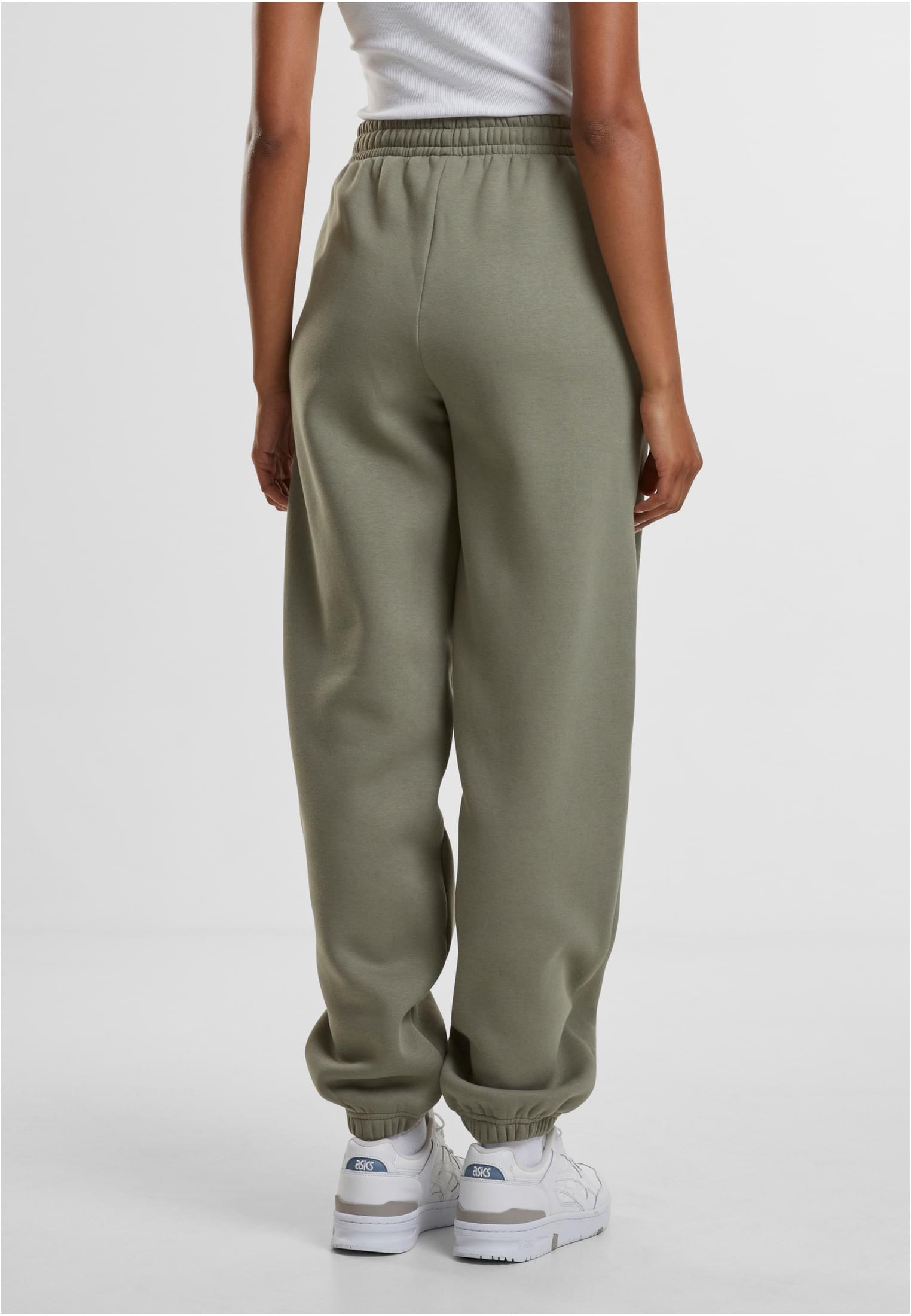 UC Ladies Pantaloni della tuta Fluffy paleolive