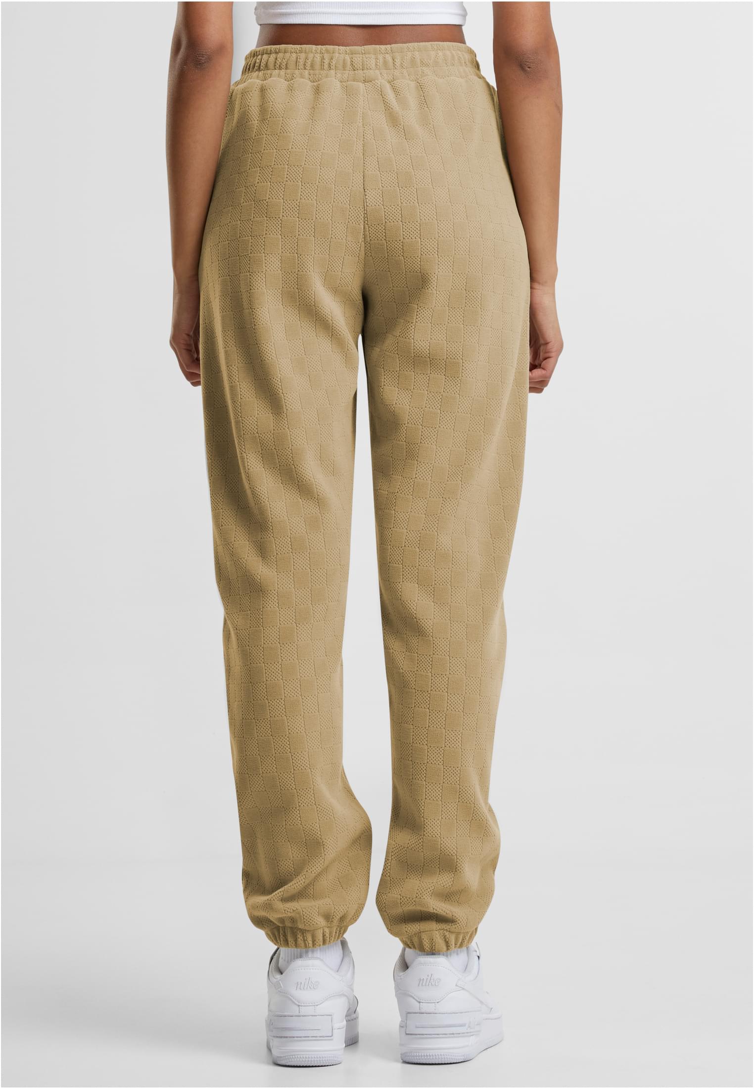 Urban Classics Pantaloni della tuta Jacquard Velvet unionbeige