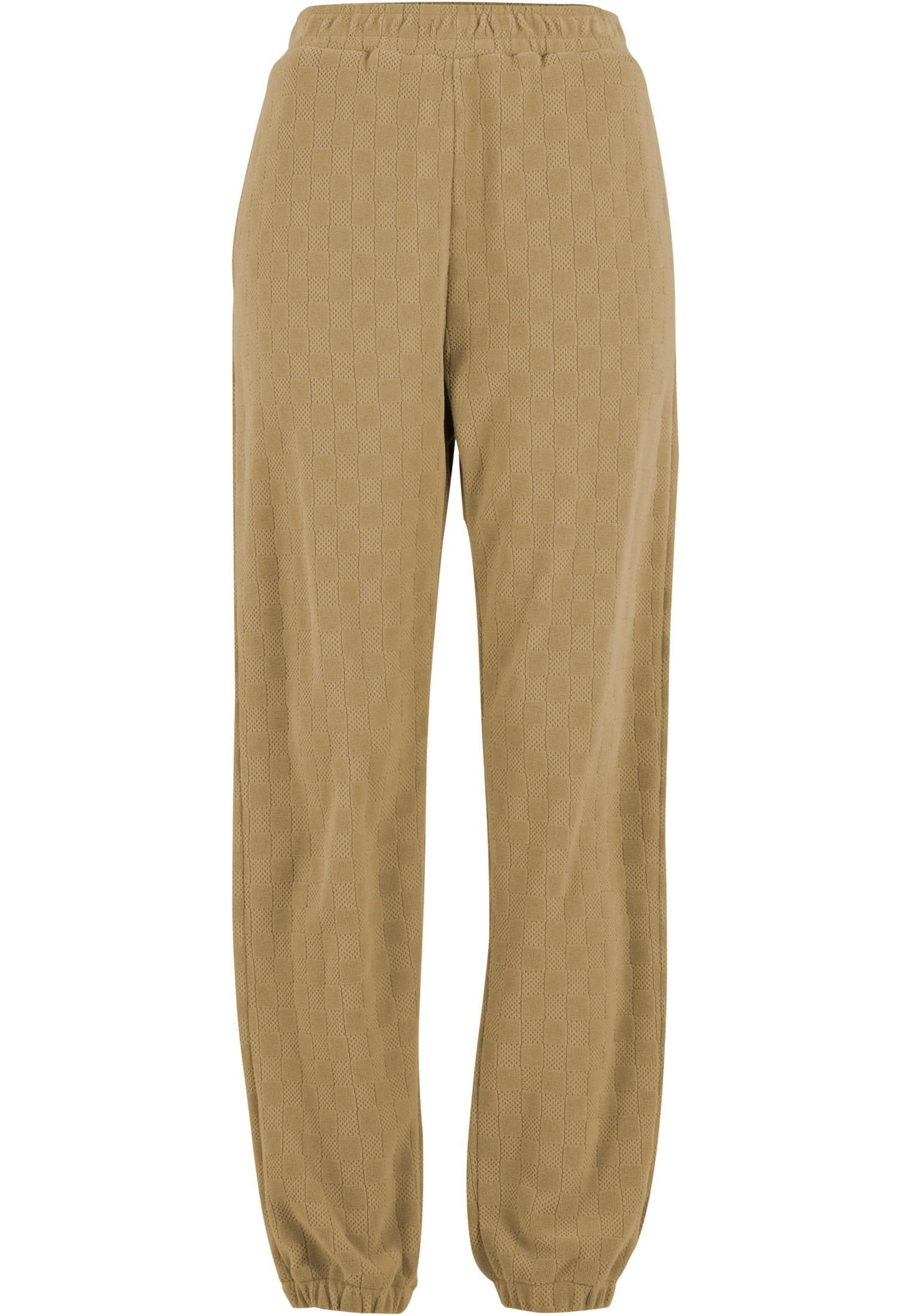 Urban Classics Pantaloni della tuta Jacquard Velvet unionbeige