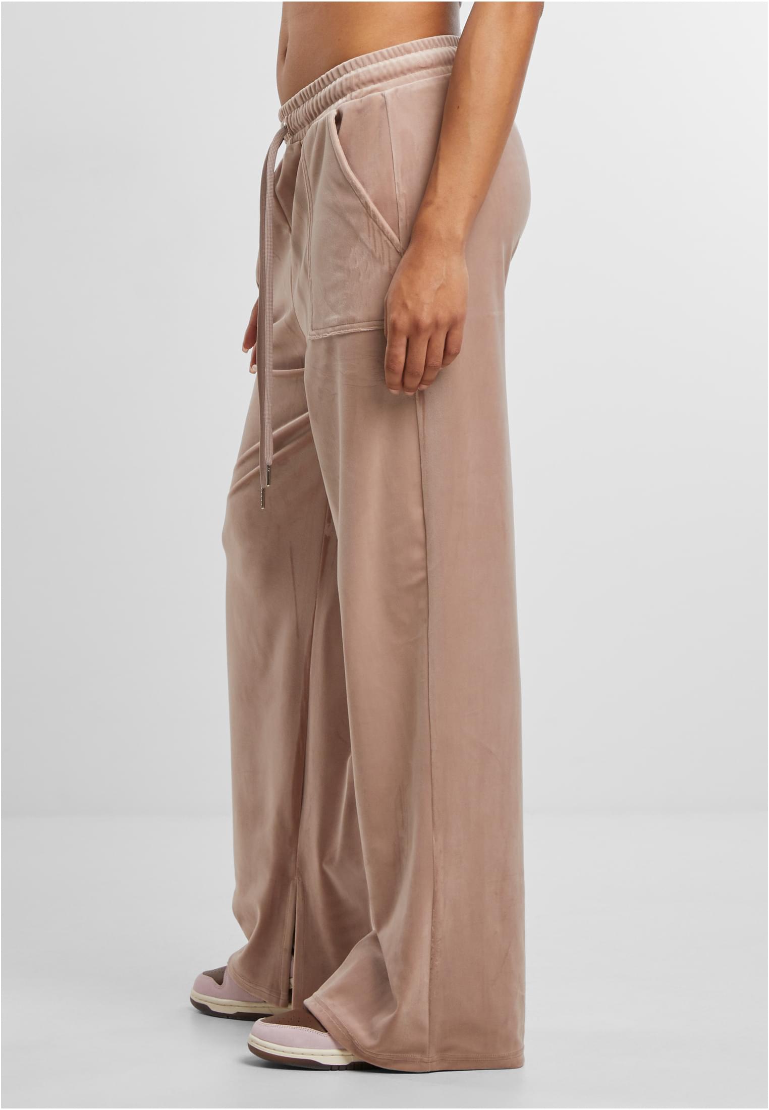 Urban Classics Pantaloni della tuta Velvet duskrose