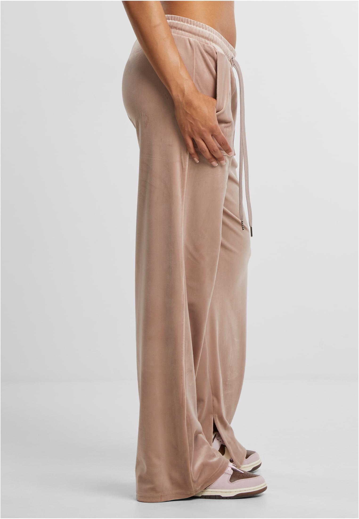 Urban Classics Pantaloni della tuta Velvet duskrose