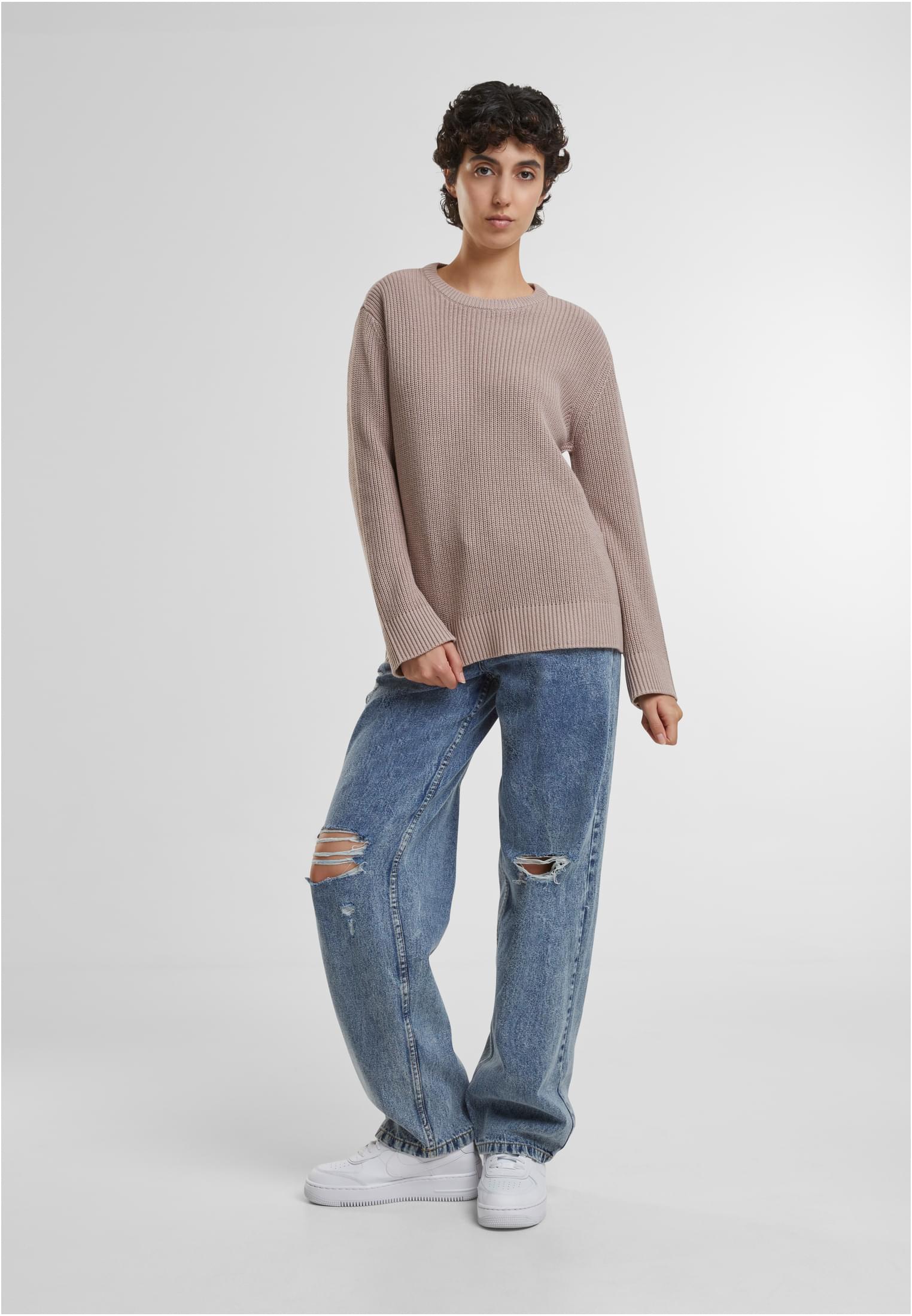 UC Ladies Maglione Rib Knit duskrose