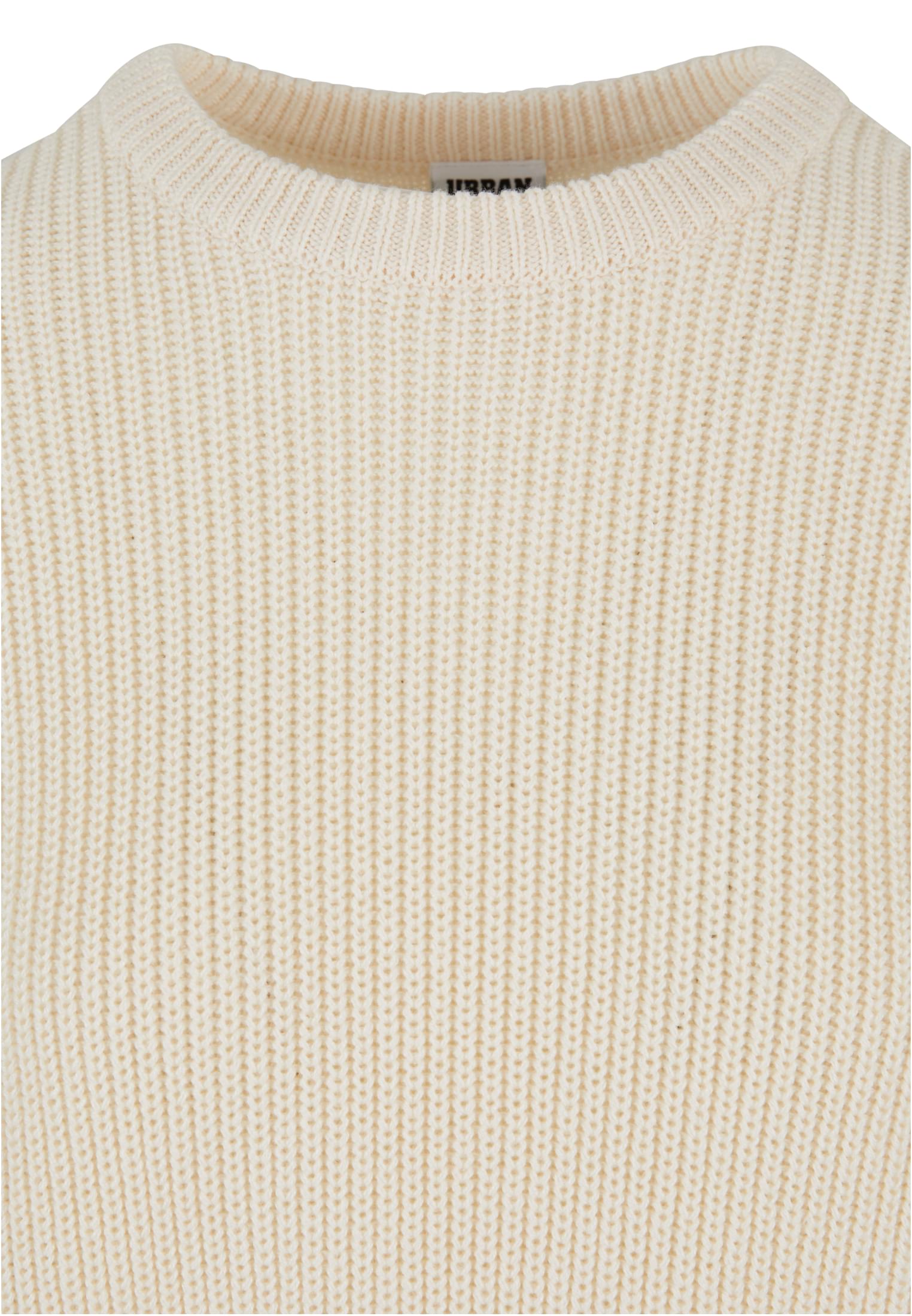 UC Ladies Maglione Rib Knit whitesand