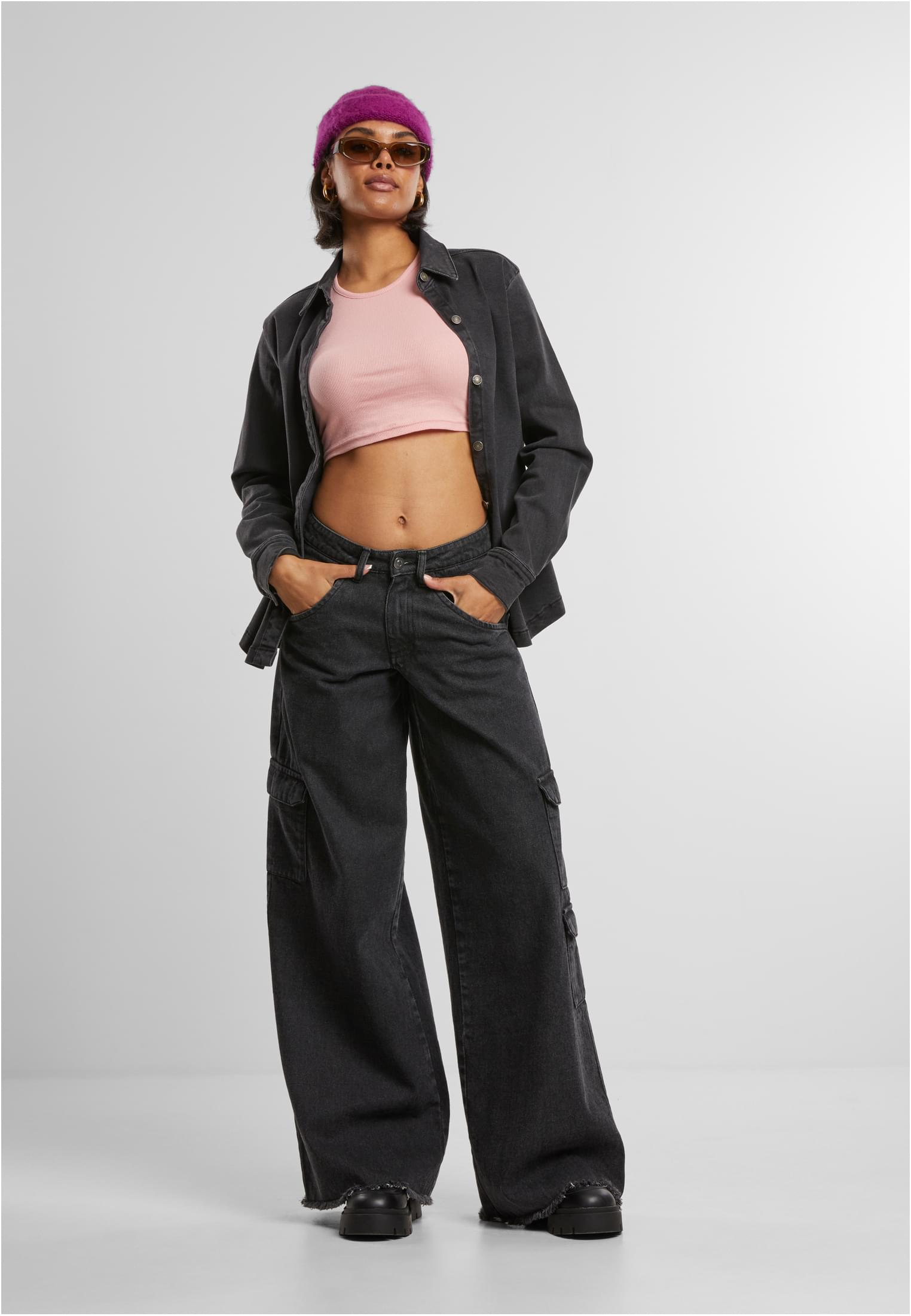 UC Ladies Camicia washed